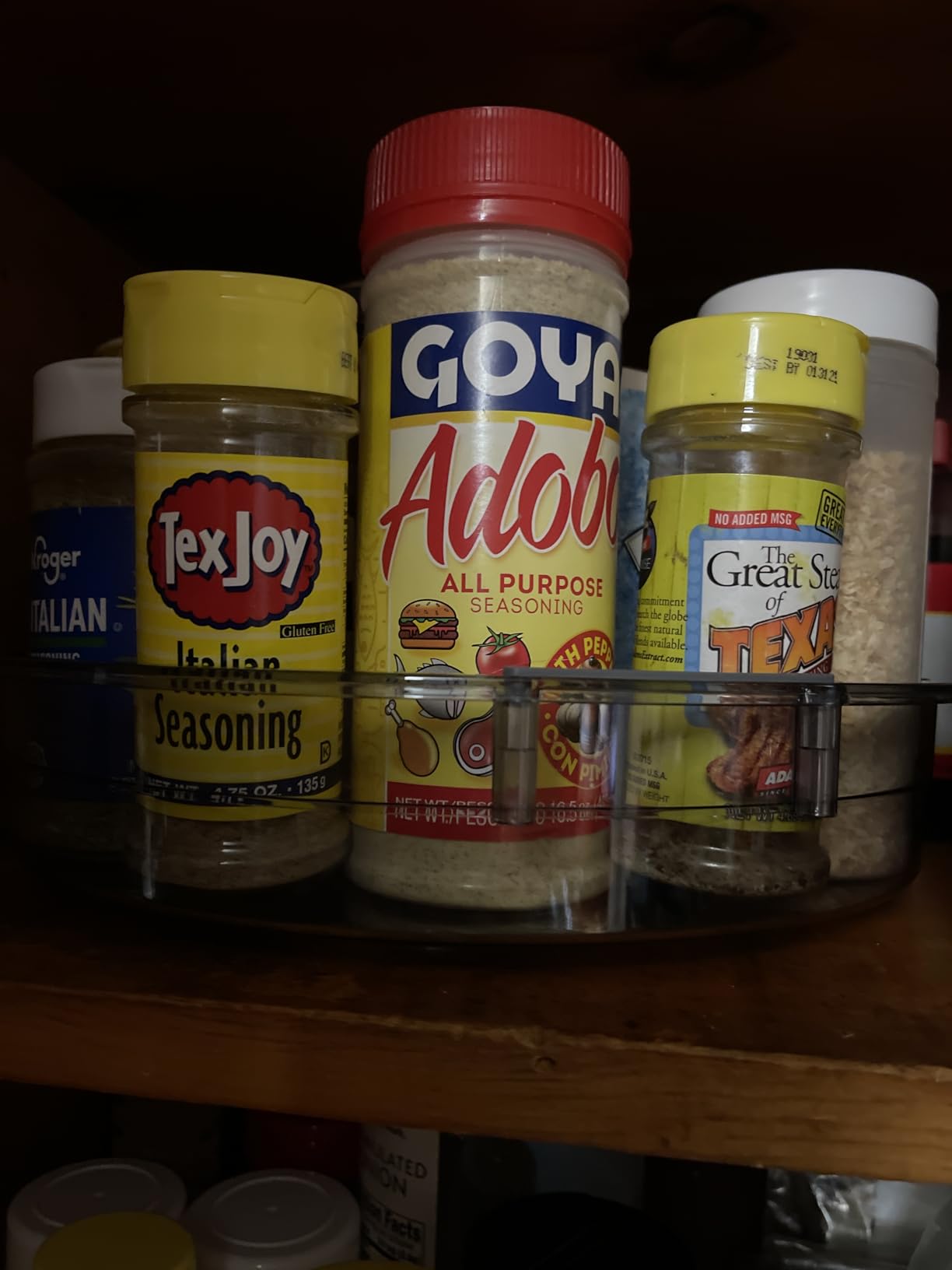 LAMU 3 Pack Lazy Susan Organizer Turntable for Cabinet, Pantry Organizers and Storage, Rotating Condiment Organizer for Kitchen, Table Top, Fridge, Countertop, Spice Organization, 9.25'' 10.6'' 12'' customer photo 1