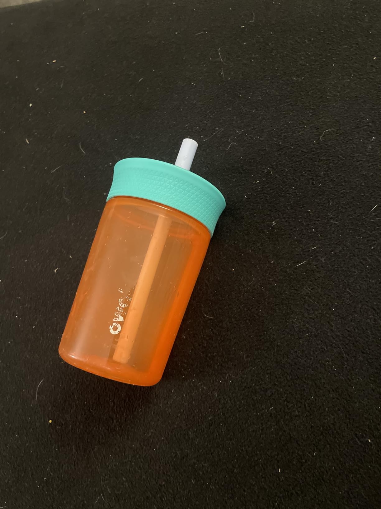 Kids Insulation BPA-Free Plastic Tumbler with Spill Resistant Flexible Straw, Easy to Clean, Kids Water Bottle, Great for Travel, Dishwasher Safe, 15 Oz, Teal and Aqua (The Blues) customer photo 1