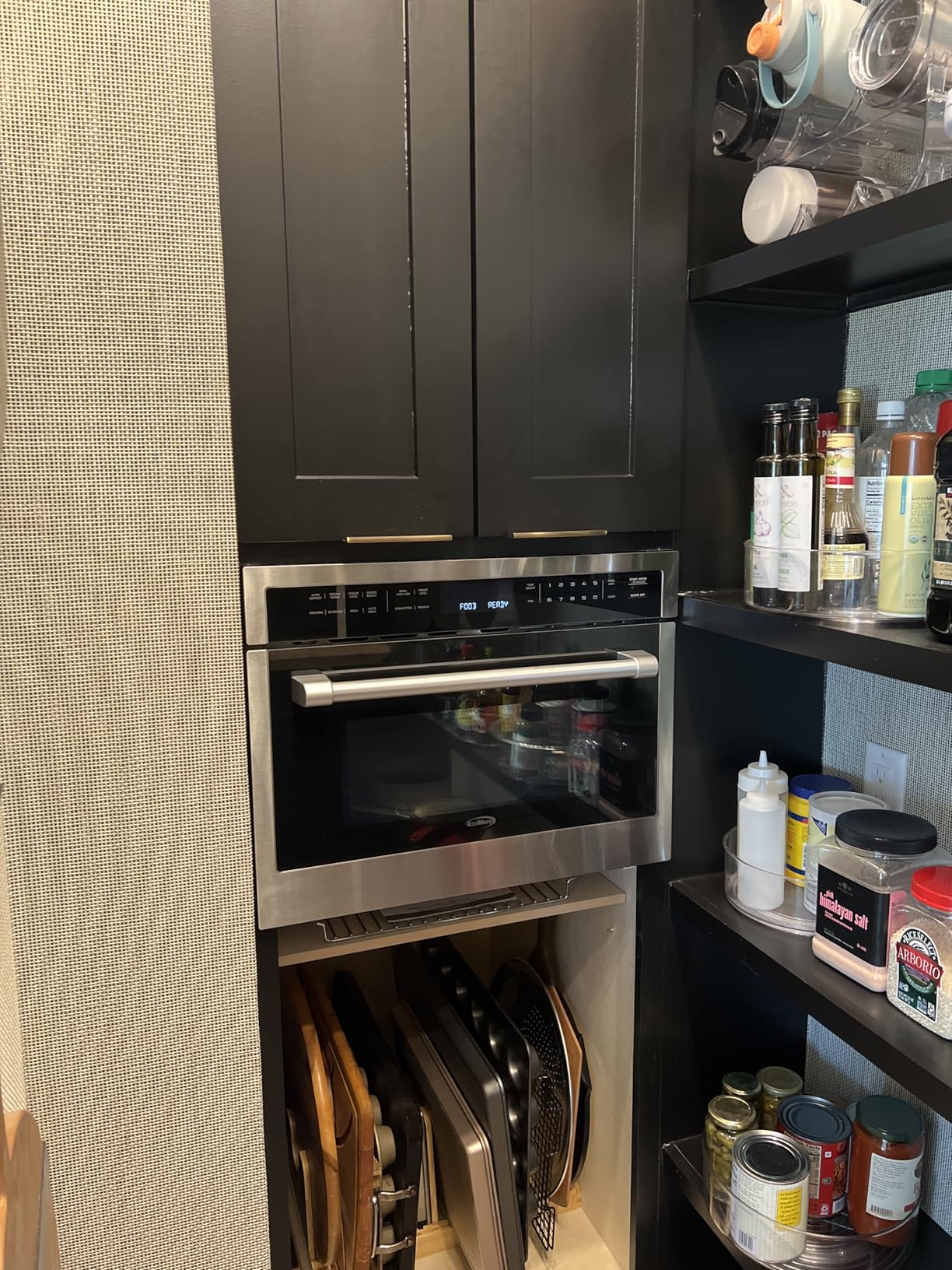 KoolMore 30 in. Built-in Microwave with Convection Oven and Air Fryer, 1000W Power with 10 Levels, UL Listed and 1.6 cu. ft. Capacity in Stainless-Steel (KM-CWO30-SS) customer photo 1
