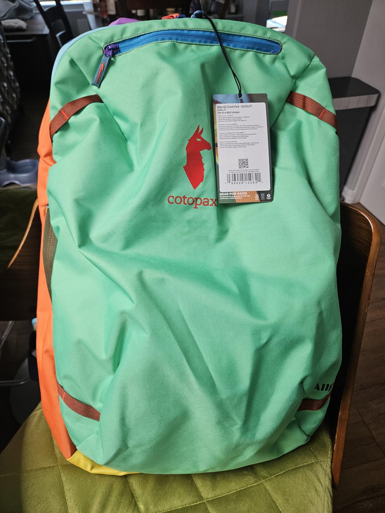 Allpa 42l Travel Pack, Blue Spruce/Abyss customer photo 2