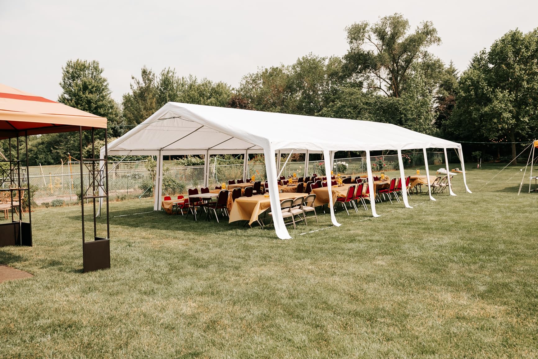 Quictent Premium 20x20 Party Tent Heavy Duty Outdoor Gazebo White Event Shelter Wedding Canopy Tent for Parties Carport BBQ with Removable Sidewall Windows & Storage Bags customer photo 1