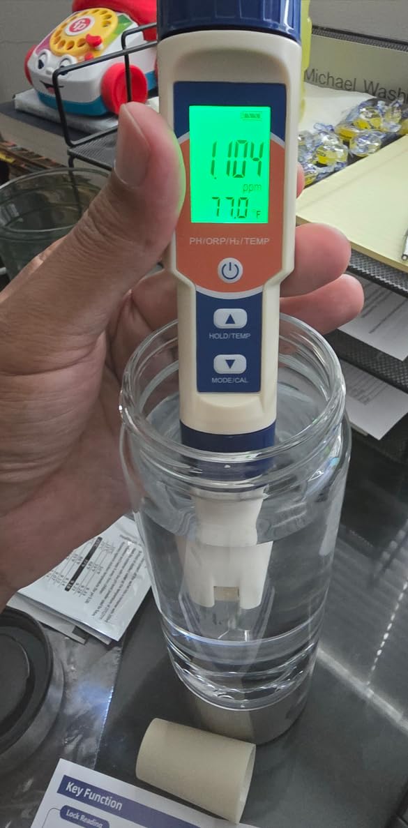 Fakllod Hydrogen Water Bottle Generator, Portable Rechargeable aquahealth Hydrogen Water, Hydrogen Water Ionizer Machine, with SPE/PEM Technology, for Home Office Travel Fitness Drinking customer photo 1