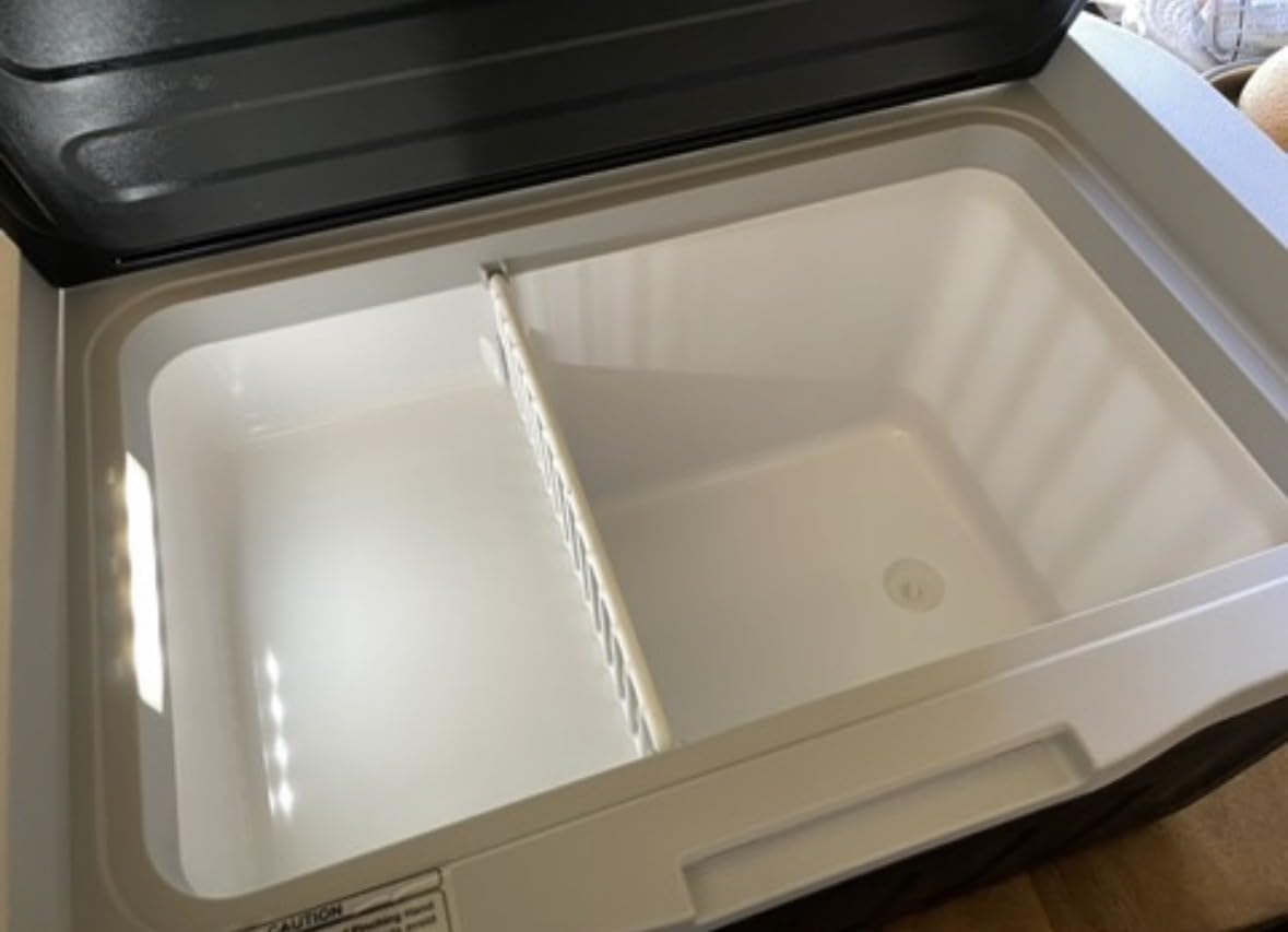 EUHOMY 12 Volt Refrigerator, 22QT(21L) 12V Cooler, Compressor Electric Cooler -4°F~68°F, 12V Fridge 12/24V DC 100-240V AC, Portable Freezer for Camping, Travel, Truck, Home customer photo 2