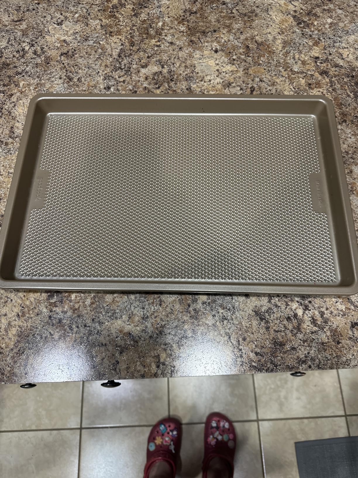 GoodCook BestBake Nonstick Textured Carbon Steel Cookie Sheet, 11