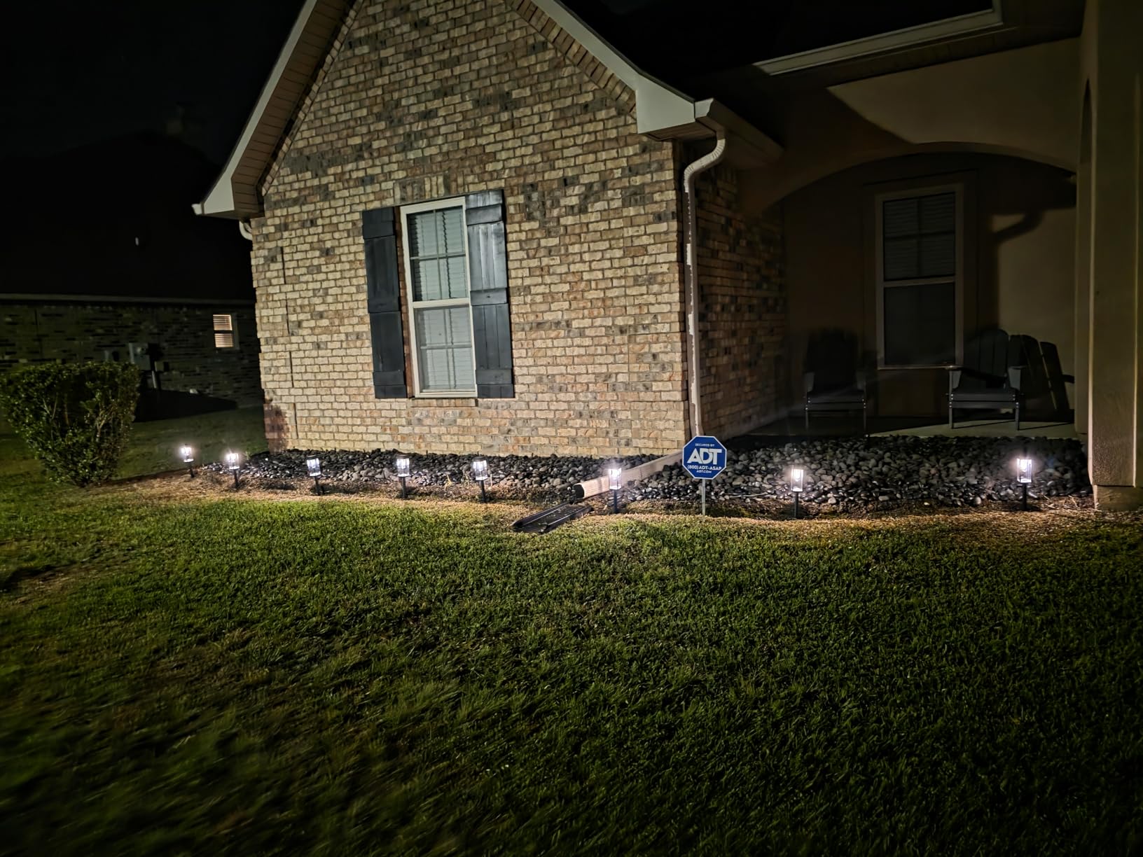 8 Pack Bright Solar Pathway Lights Outdoor,IP65 Waterproof Auto On/Off Solar Garden Light Path Lights Solar Powered for Outside Yard Path Lawn Walkway Driveway Landscape Lighting Patio Decor customer photo 1