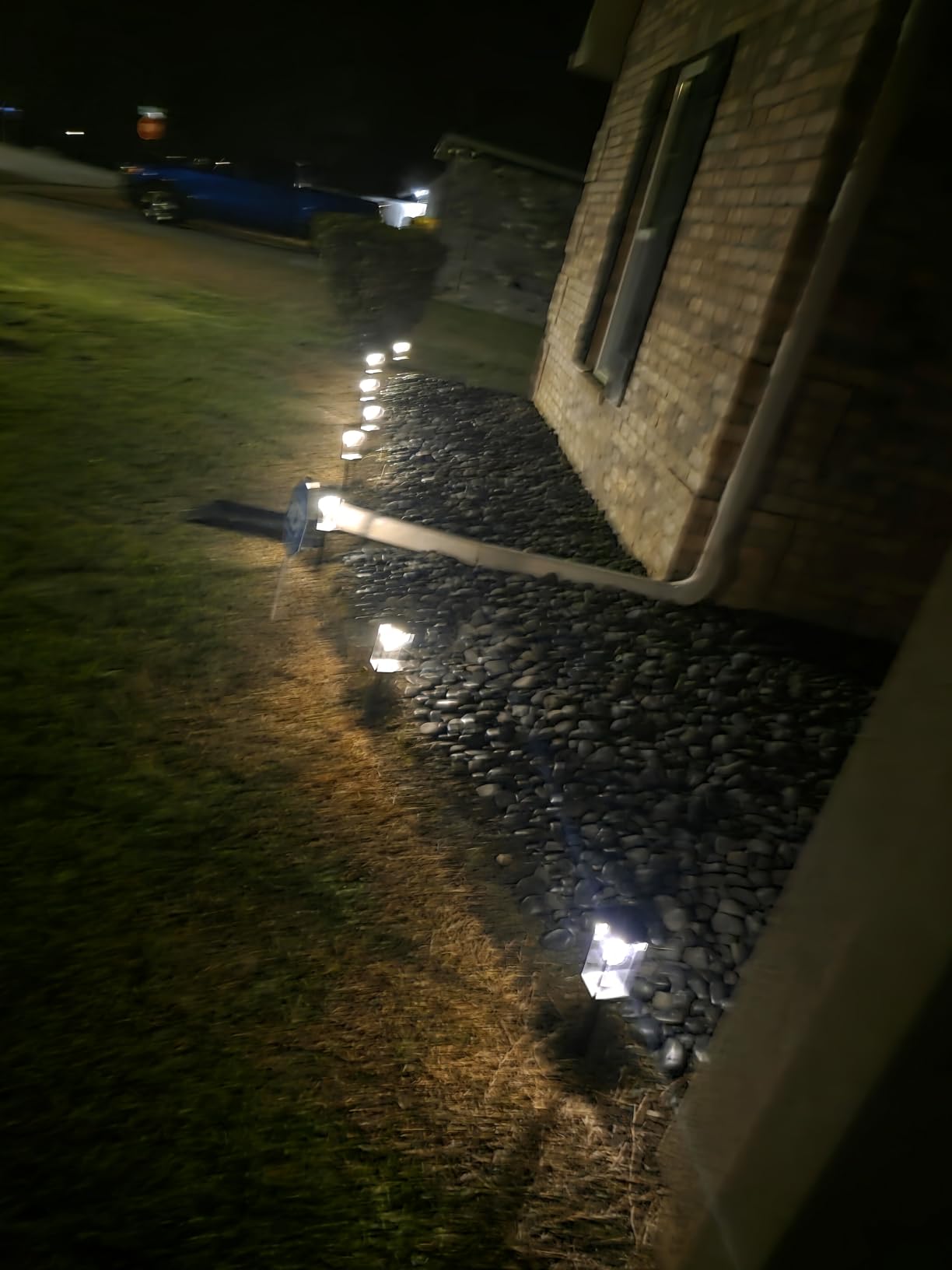 8 Pack Bright Solar Pathway Lights Outdoor,IP65 Waterproof Auto On/Off Solar Garden Light Path Lights Solar Powered for Outside Yard Path Lawn Walkway Driveway Landscape Lighting Patio Decor customer photo 2