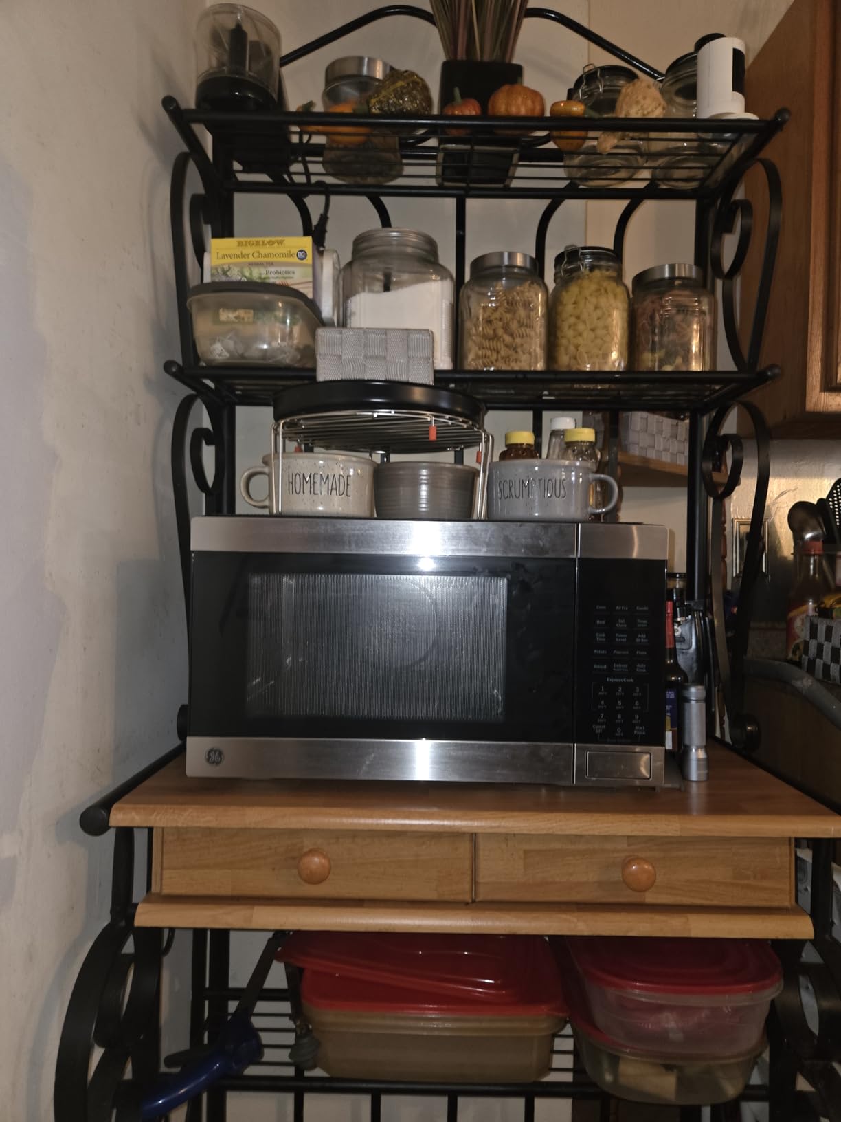GE 4-in-1 Countertop Microwave Oven, 1.0 Cu Ft, 1050W Convection Microwave with Air Fry & Broil, Compact and Quiet, Stainless Steel, Ideal for Apartments, Dorms & Offices, GCST10A1WSS customer photo 2