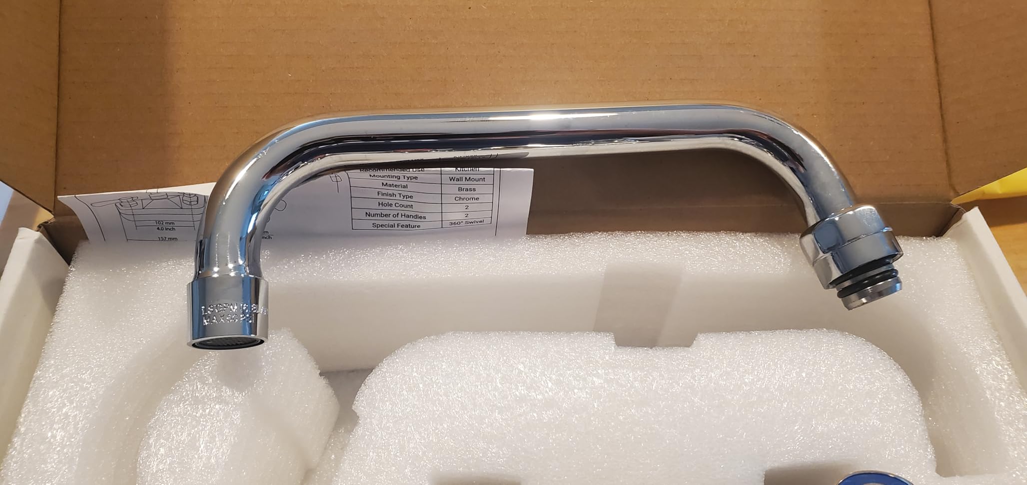 Leak-Free Kitchen Faucet Wall Mount 4