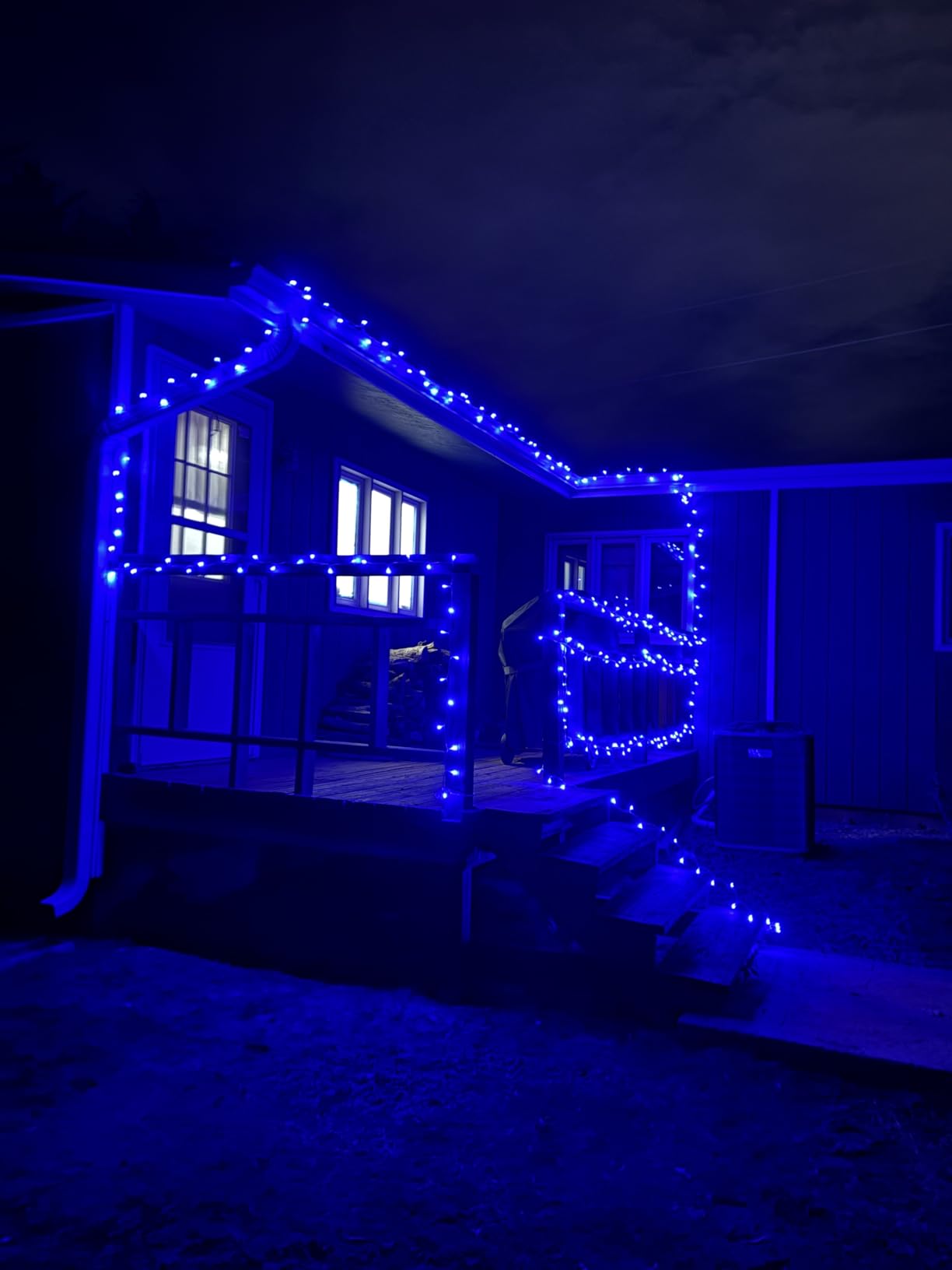LJLNION 98.5ft Christmas Lights Color Changing with Remote, 300 LED RGB Fairy String Lights Halloween Decorative Lights, 8 Lighting Modes & Timer, Plug in Indoor Outdoor Xmas Wedding Party Decor customer photo 1