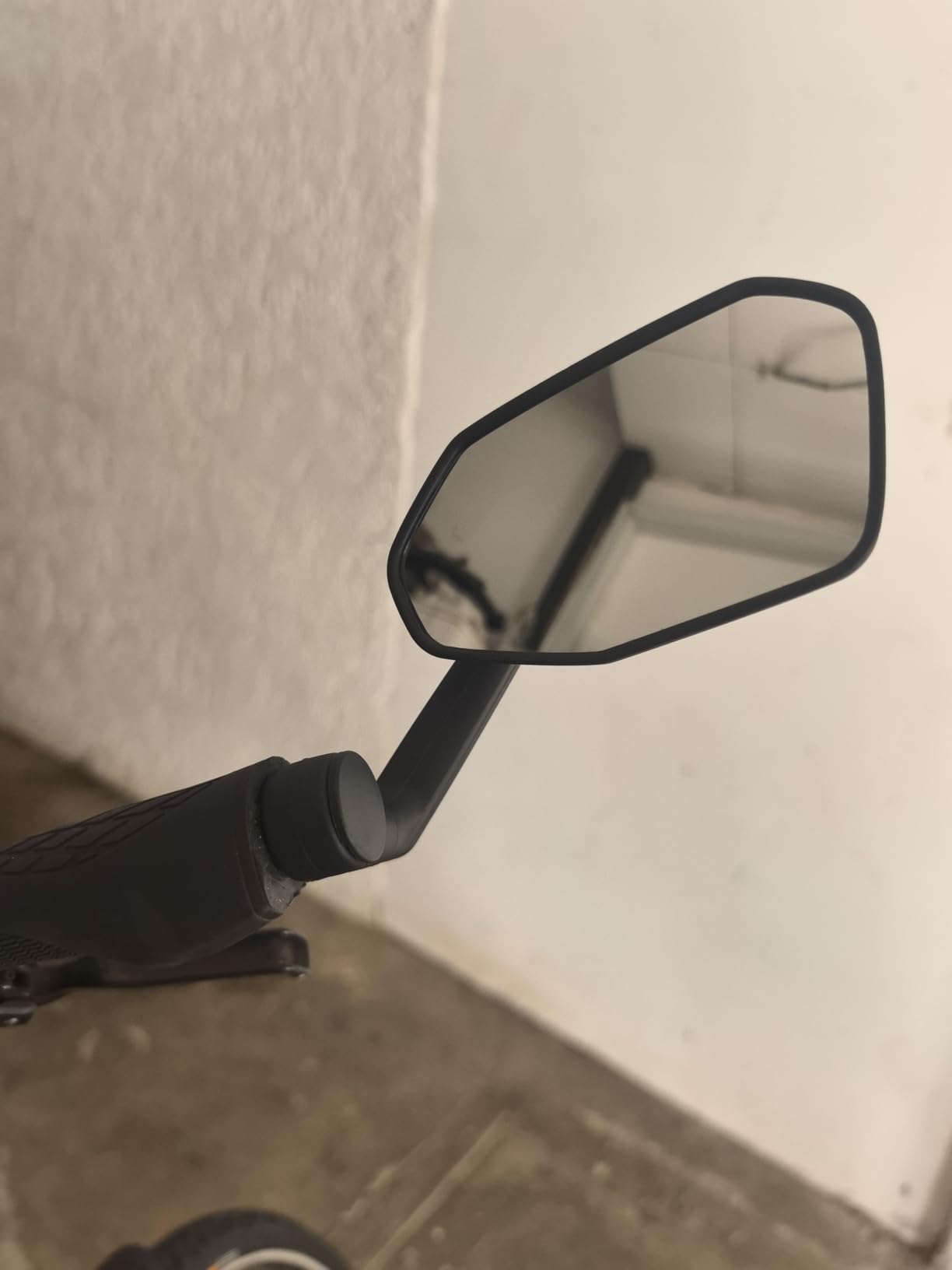 RBRL Bicycle Mirror, Extra Large Bike Mirror, 360° Adjustable Shatterproof and Durable Bar End Rear View Mirror Bicycle, Side Mirrors for E-Bike (Left) customer photo 2