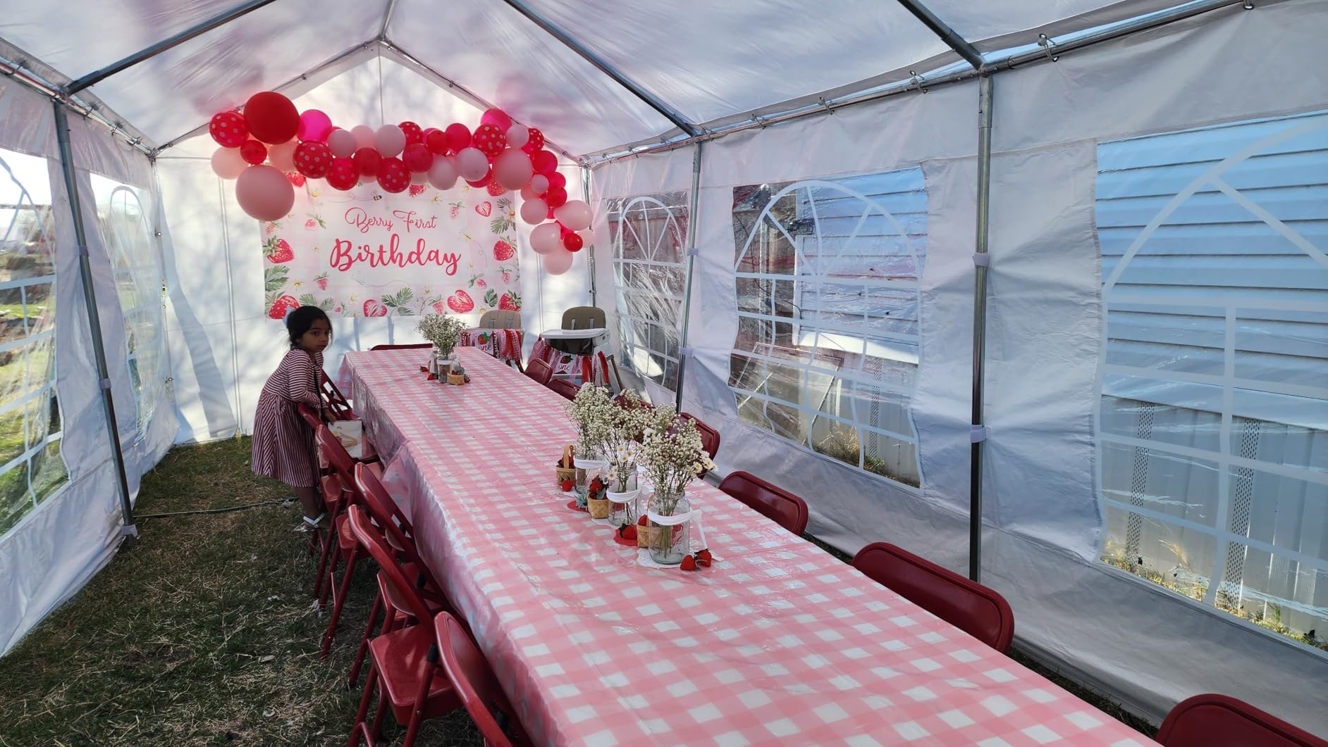 Quictent 20x40ft Party Tent Heavy Duty Outdoor Canopy Tent Carport Wedding Event Shelter BBQ Wedding Tents for Parties with Storage Bags(Church) customer photo 1