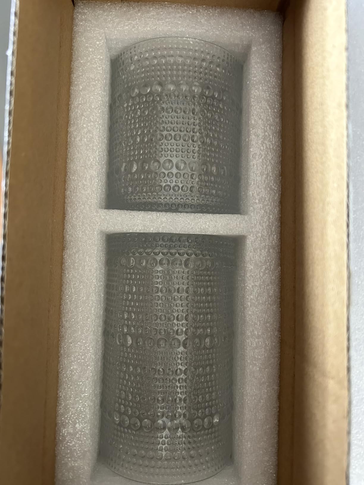 Moretoes Hobnail Drinking Glasses Set of 12, 12 Oz Highball Glasses & 10 Oz Cocktail Glasses, Clear Embossed Boho Glass Cups Kitchen Bar Tumbler Glassware Set for Whiskey, Beer, Juice, Milk customer photo 2