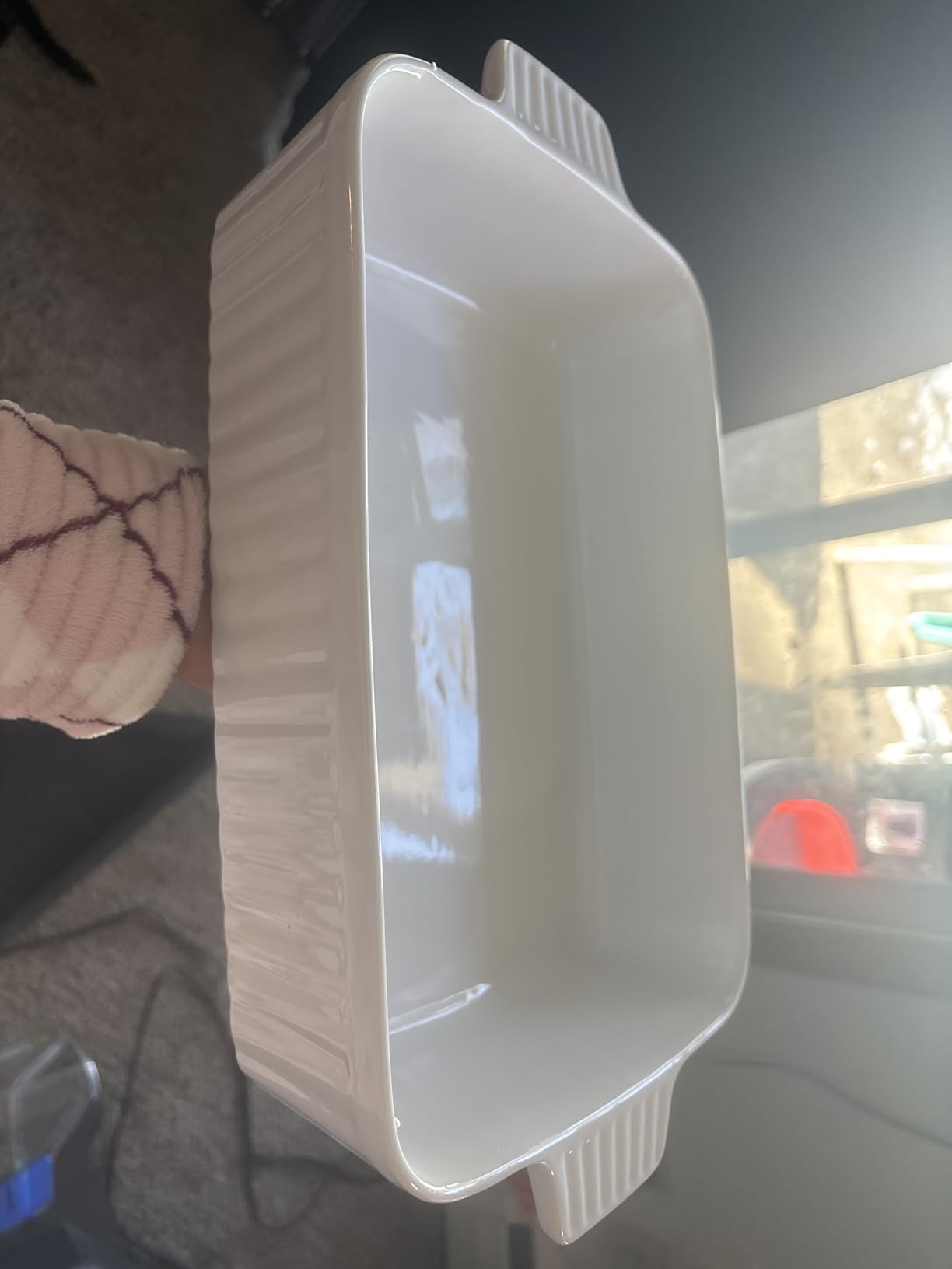 MALACASA 4.4 QT Baking Dish, 9x13 Large Casserole Dish for Oven, Ceramic Baking Pan customer photo 1