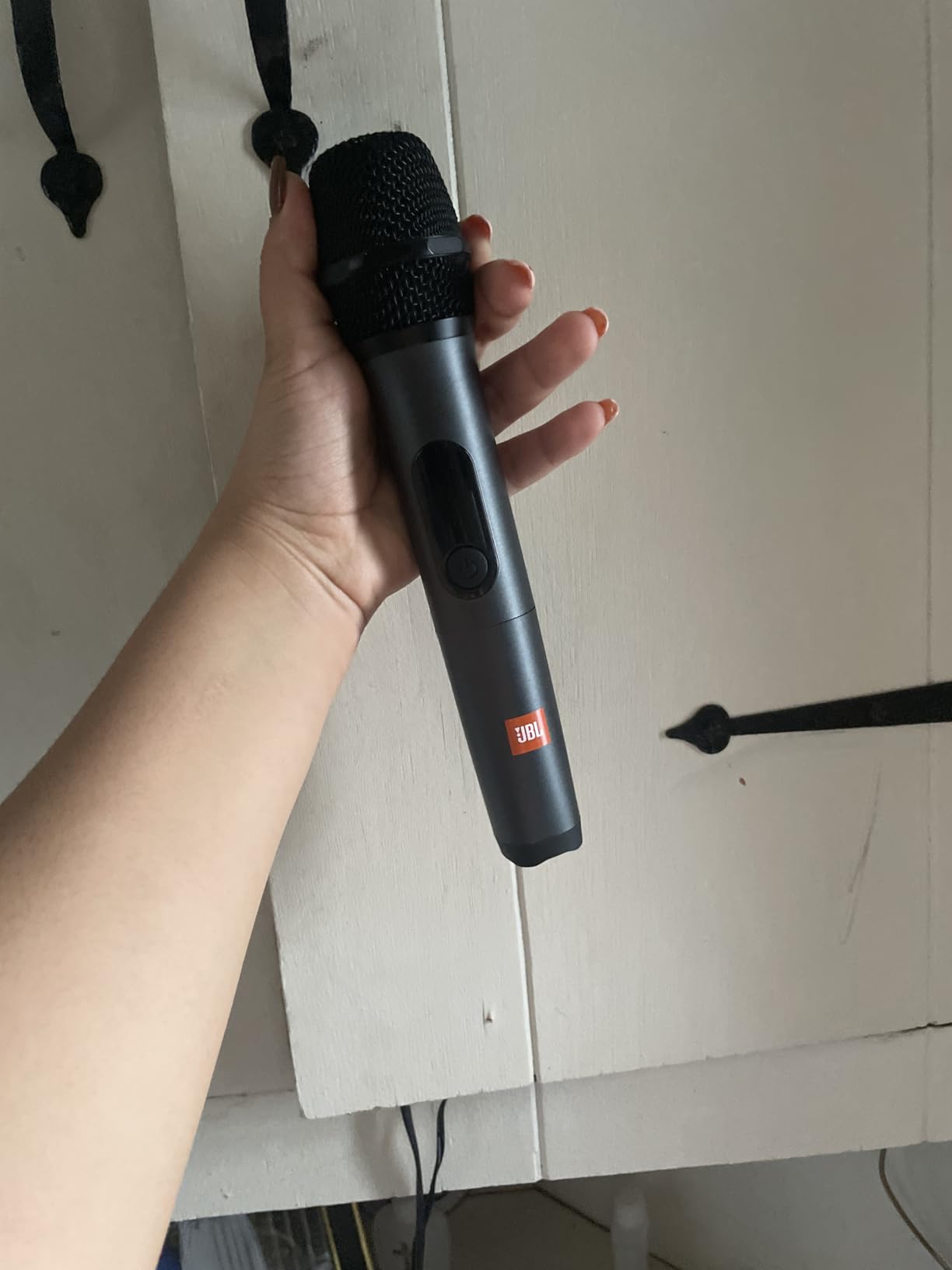 JBL PartyBox Stage 320 Portable Party Speaker with Wireless Two Microphone System (Black) customer photo 2