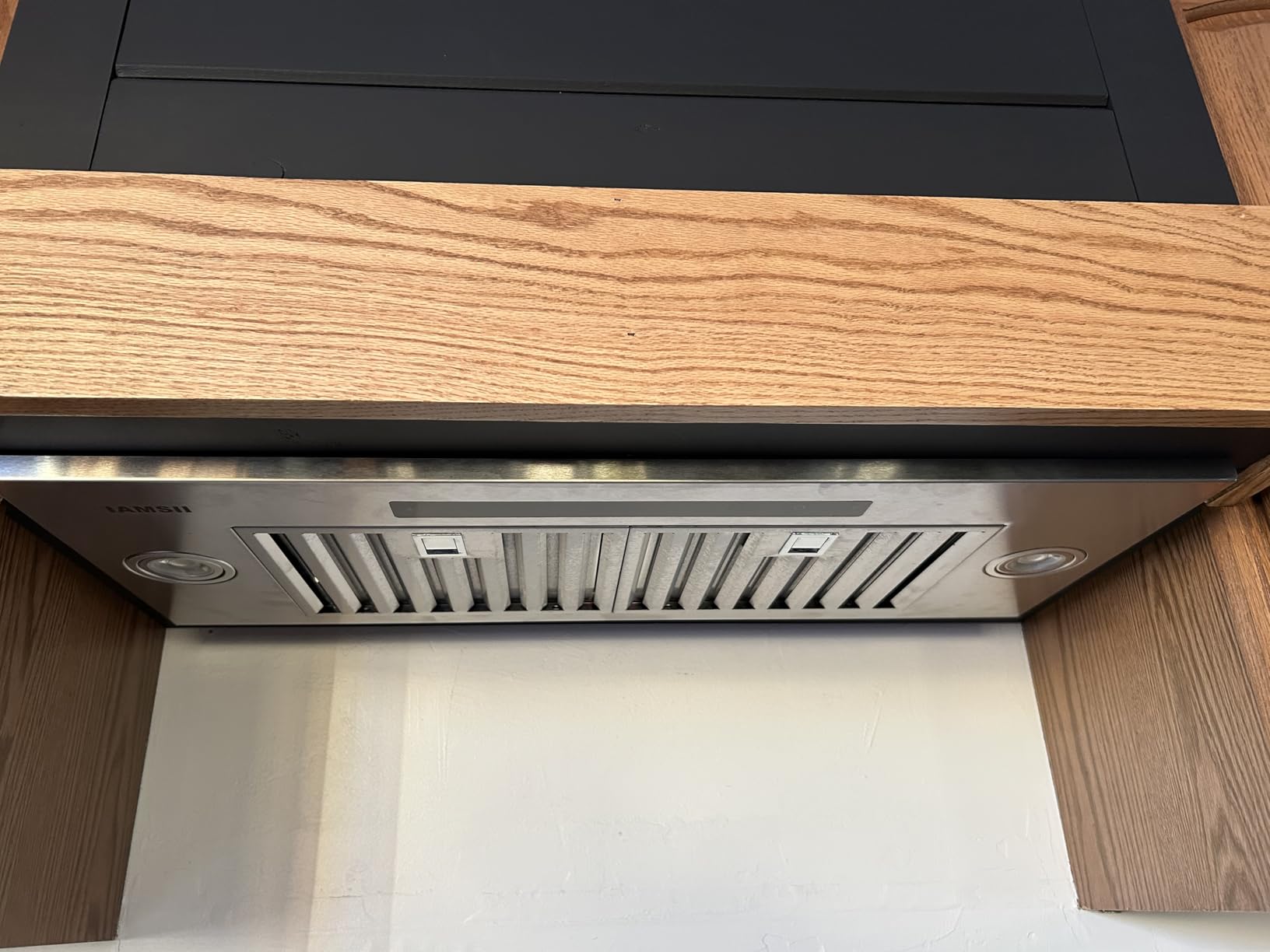 Range Hood Insert 36 inch,Built-in Kitchen Hood with 900 CFM, Ducted/Ductless Convertible Kitchen Vent Hood,Stainless Steel Stove Hood with 4 Speed Gesture Sensing&Touch Control Panel customer photo 1