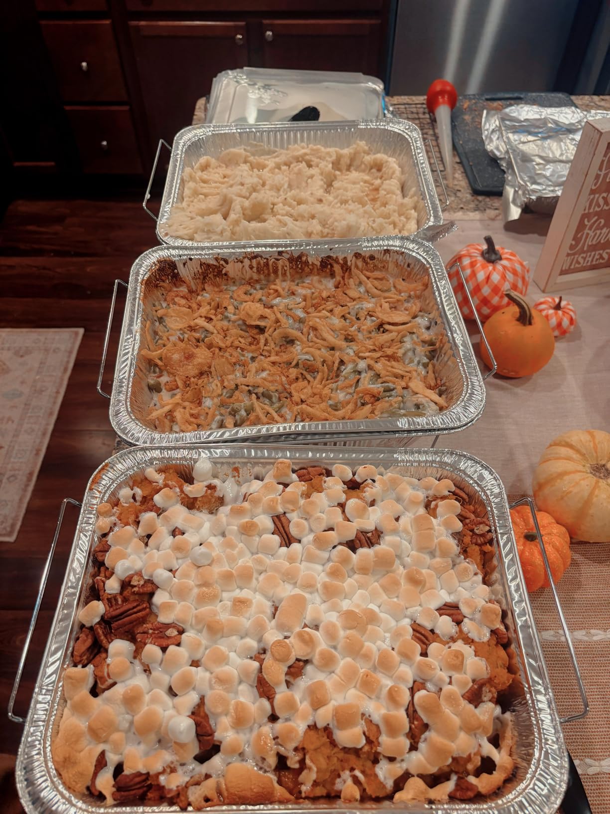 Alpha Living 6 Pack - Disposable Chafing Dish Buffet Set, Half Size Pans, Welded Body Food Warmers for Parties, Fuel Cans Complete Set, Warming Trays customer photo 2