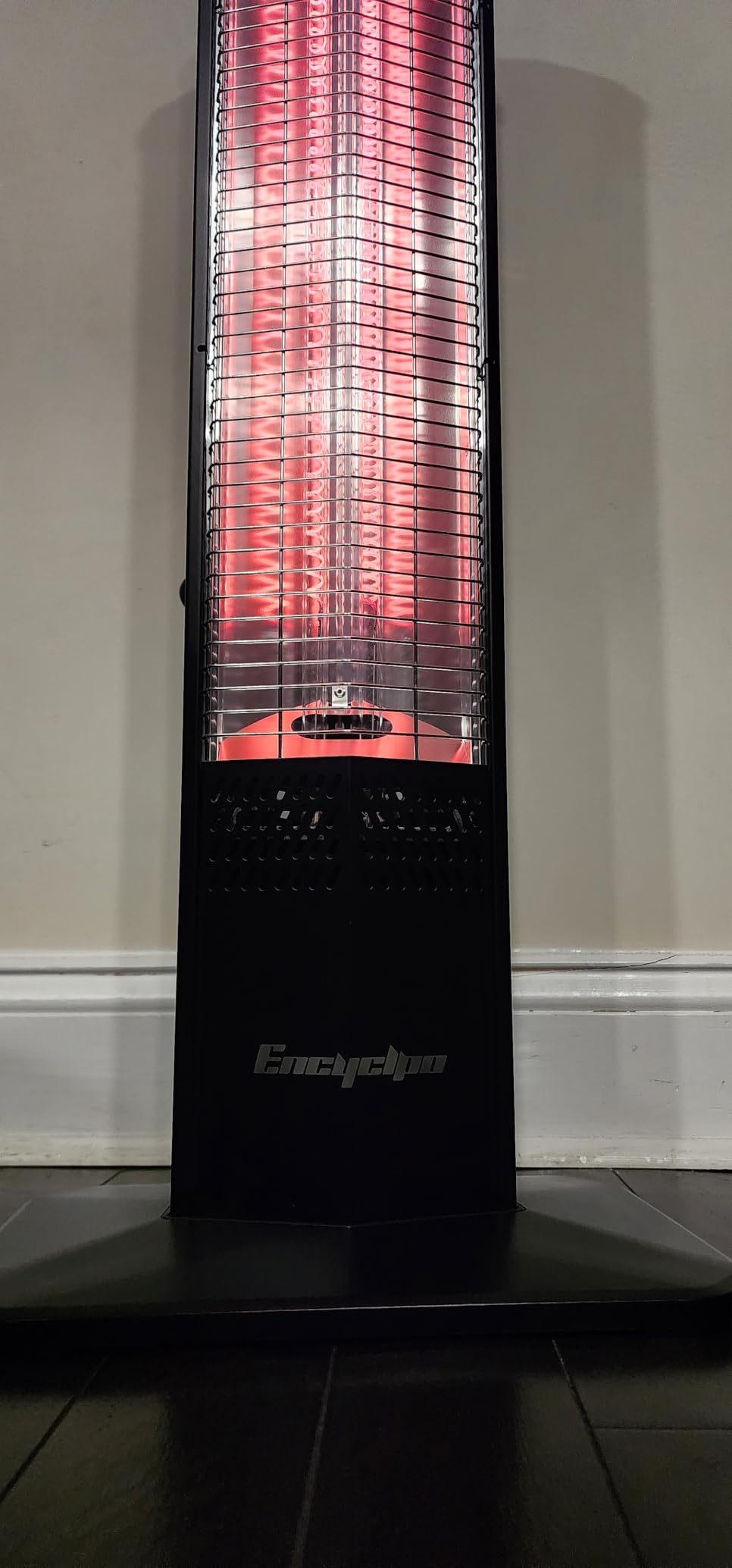 Patio Heater for Outdoor Use,1500W Infrared, 36 in Portable Tower Heater, 3 Levels, IPX5 Waterproof, Tip-Over&Overheat Protection for Garage, Indoor, Large Room, Backyard, Home customer photo 2