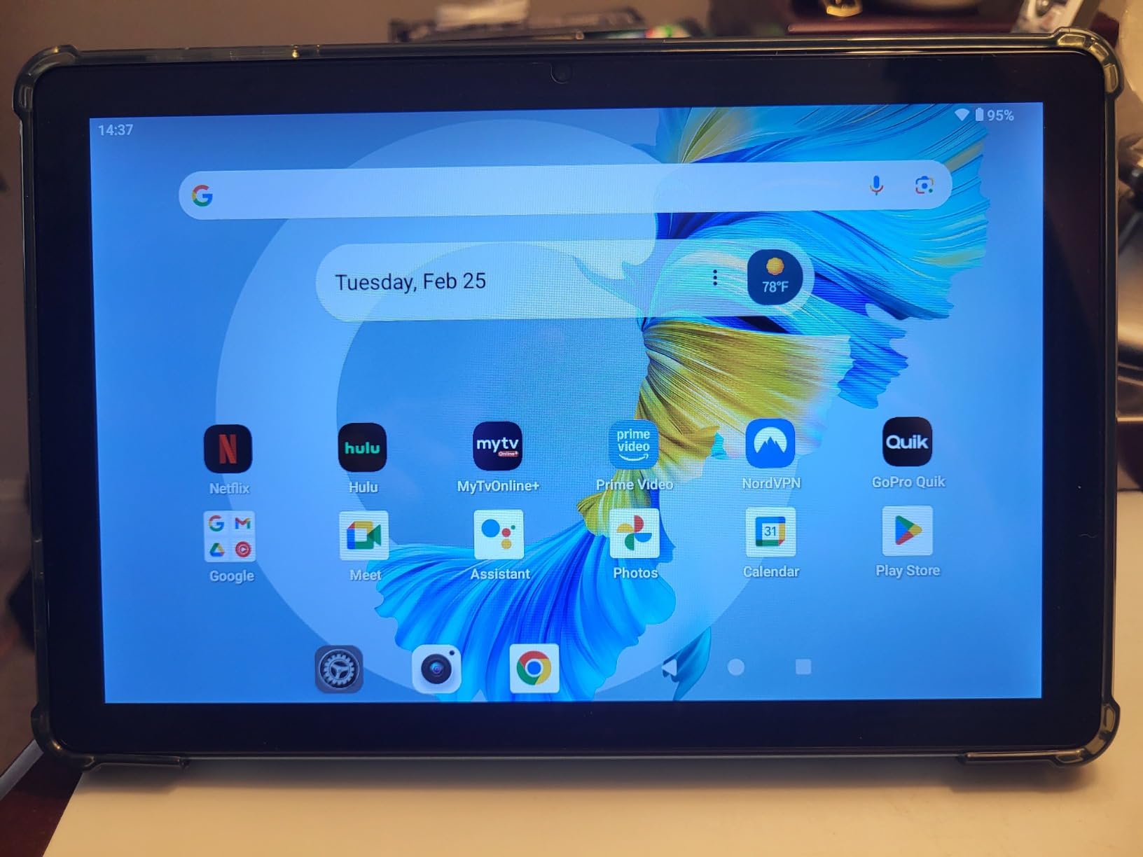 Android 14 Tablet,10 inch Tablets, Octa Core CPU, 10GB+64GB+512GB Expansion, 1280x800 Display Screen, Wi-Fi6, Dual Cameras, 6000mAh Battery,Support Widevine L1 Google Kids Space,Black customer photo 1