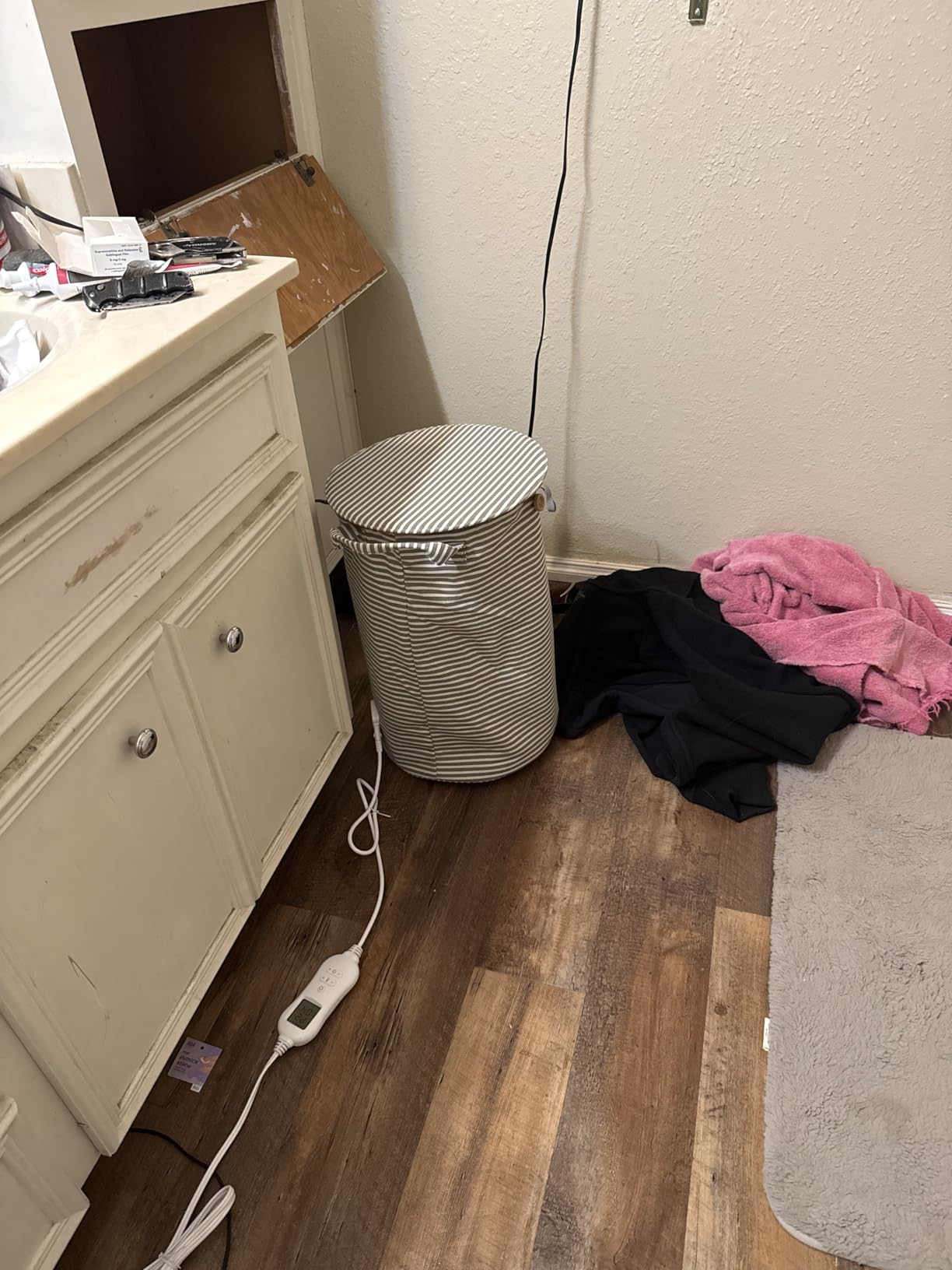 38L Foldable Towel Warmer Bucket - Large Capacity for Bathroom, Spa, Oversized Towels & Blankets | 4 Heating Modes, Auto Shut-Off (30/60/90 Min) | Ideal for Robes, Pajamas & Housewarming Gifts customer photo 1