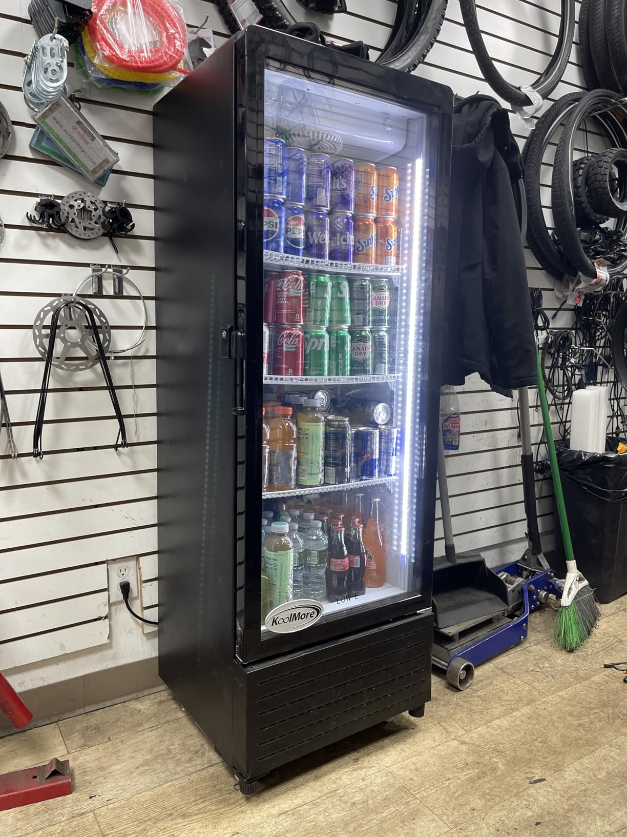 Koolmore 18 in. 3.2 Cu. Ft. Beverage Refrigerator Merchandiser with Stainless Steel Trim and Touch Panel For Soda, Beer or Wine Perfect for Use in a Commercial or Home Setting, ETL Listed (KM-BR32SS) customer photo 2