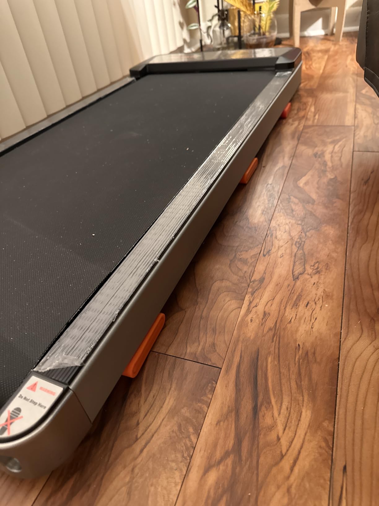 TREAFLOW Walking Pad, Treadmill with Incline for Home Office, 2.5HP Portable Under Desk Treadmill with 265 Lbs Capacity, Remote Control, LED Display customer photo 2