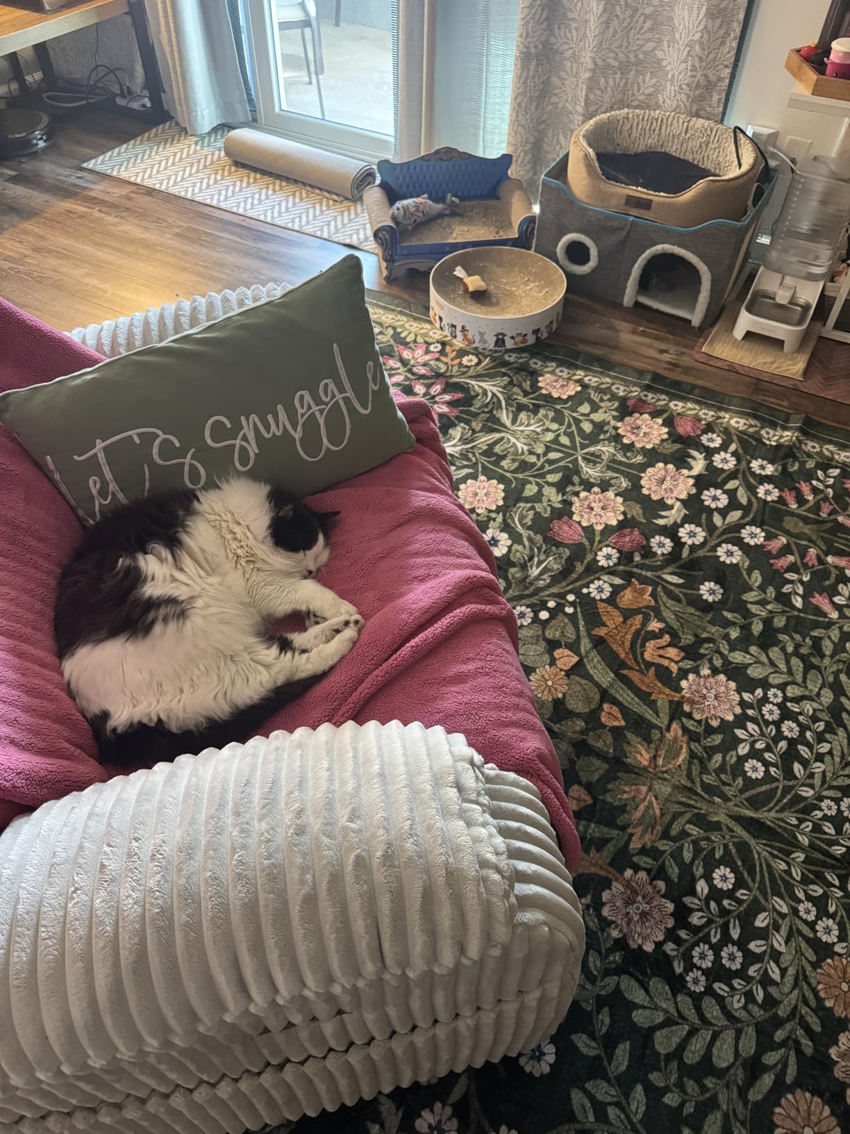 Power Swivel Rocker Recliner Chair for Adults with Massage and Heat, USB and Type-C Charging Port, Infinite Position, Electric Glider Rocking Chairs for Living Room, Nursery, Pale Grey customer photo 2