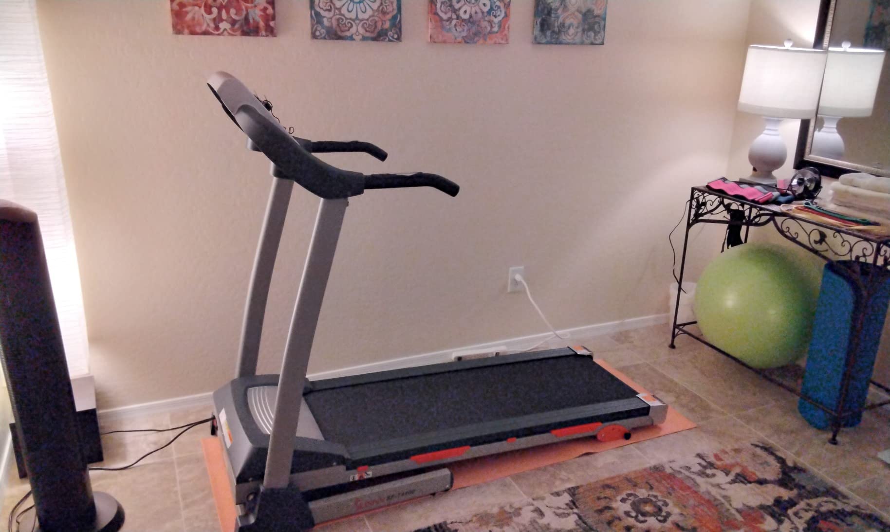 Sunny Health & Fitness Smart Wi-Fi Treadmill w/Shock Absorption customer photo 2