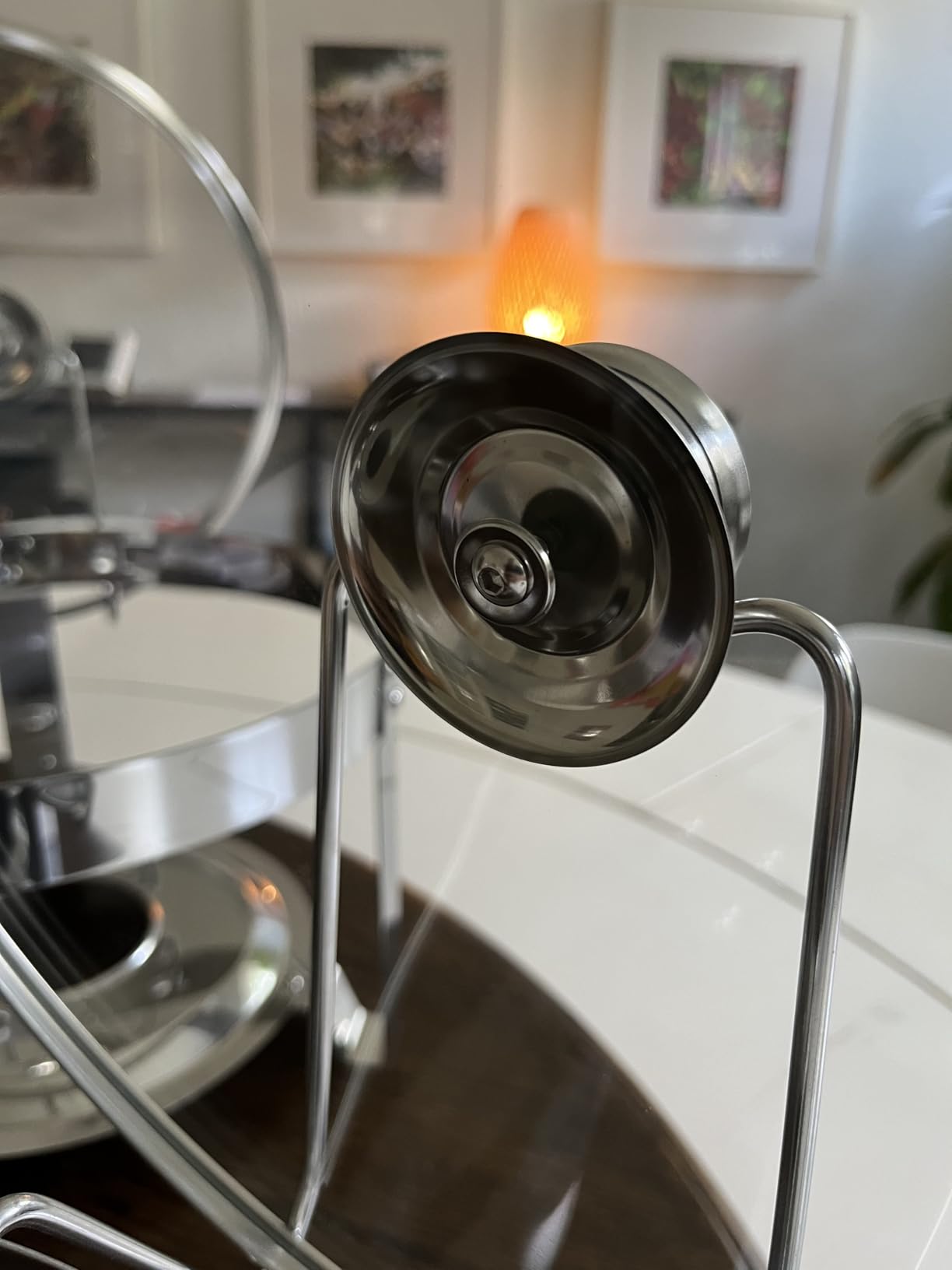 Chafing Dishes for Buffet Set of 2, 5QT Buffet Servers and Warmers, Round Catering Food Warmers Stainless Steel Chafing Dish Buffet Set with Glass Lid & Lid Holder for Parties Events, Silver customer photo 2