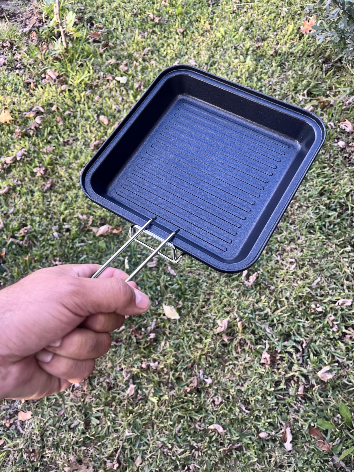 Camping Stove, 2 Burner Propane Stove With Grill,17,000 BTU Camp Stove, Foldable Camping Stove Propane Includes Carry Bag,Windscreen & Grill,Adjustable Burners & Piezo Ignition for Tailgating,BBQ,Camp customer photo 2