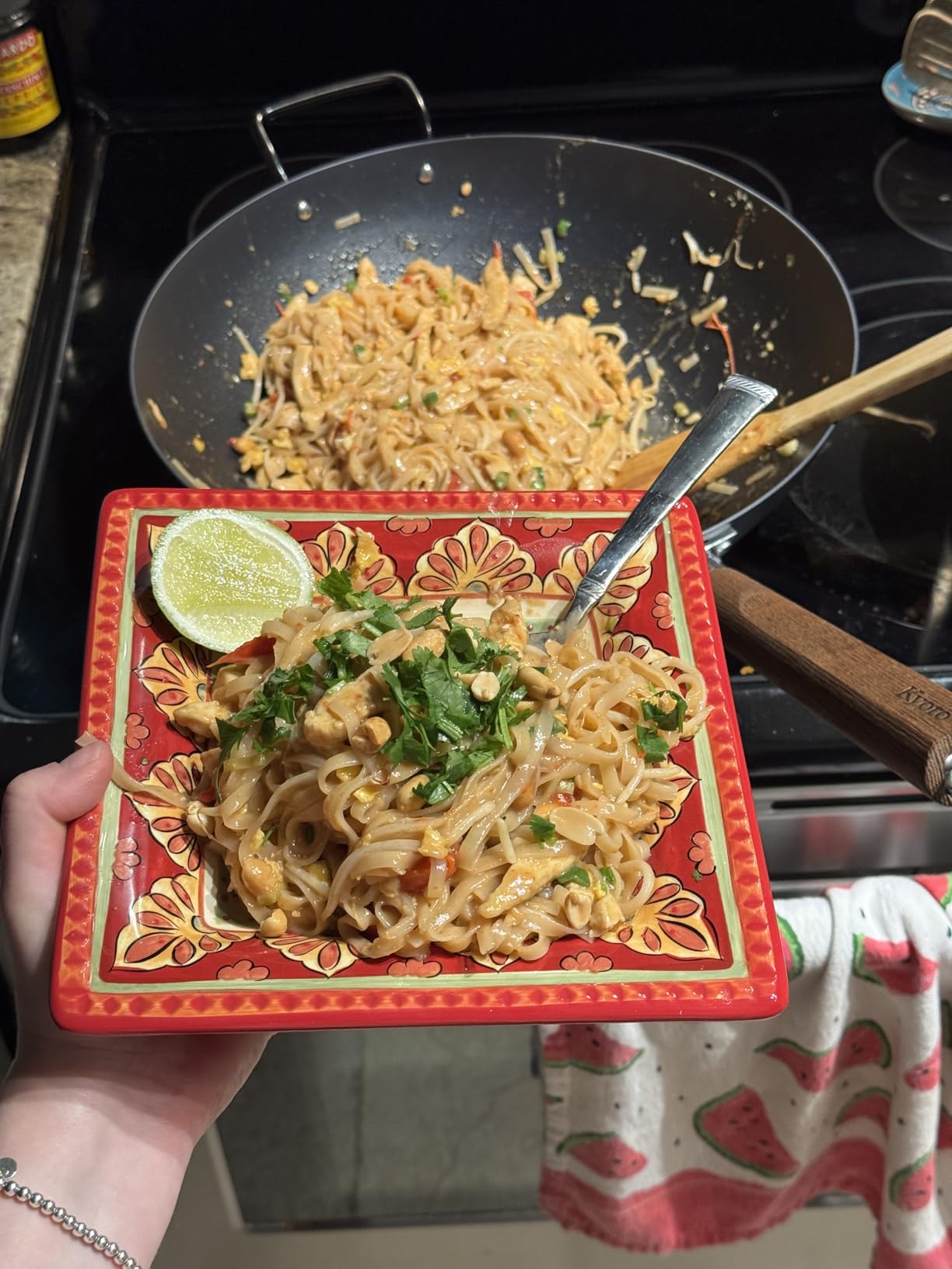 GreenPan Carbon Steel Wok 14