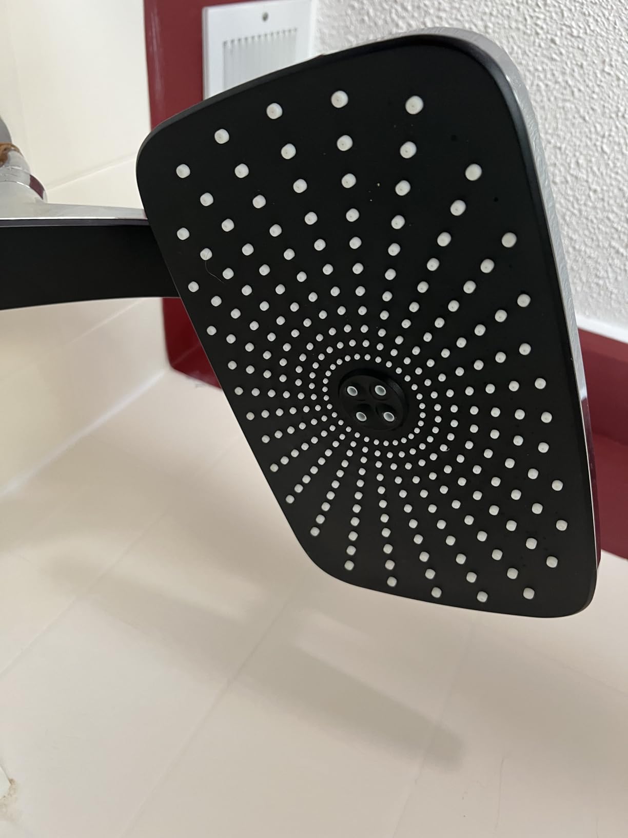 High Pressure Rain Shower Head: Upgrade Shower Heads with Handheld Spray Combo with Fixed Showerhead and 10 Sprays Handheld Shower Head, Magnetic Docking and Power Jets customer photo 1