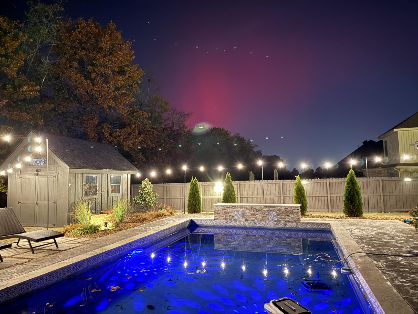 Govee Clear Bulb Outdoor String Lights, 48ft RGBWIC Dimmable Patio & Backyard Lights with 15 LED Bulbs, 111 Modes, IP67 Waterproof & Shatterproof, Works with Alexa, Google & Matter customer photo 2