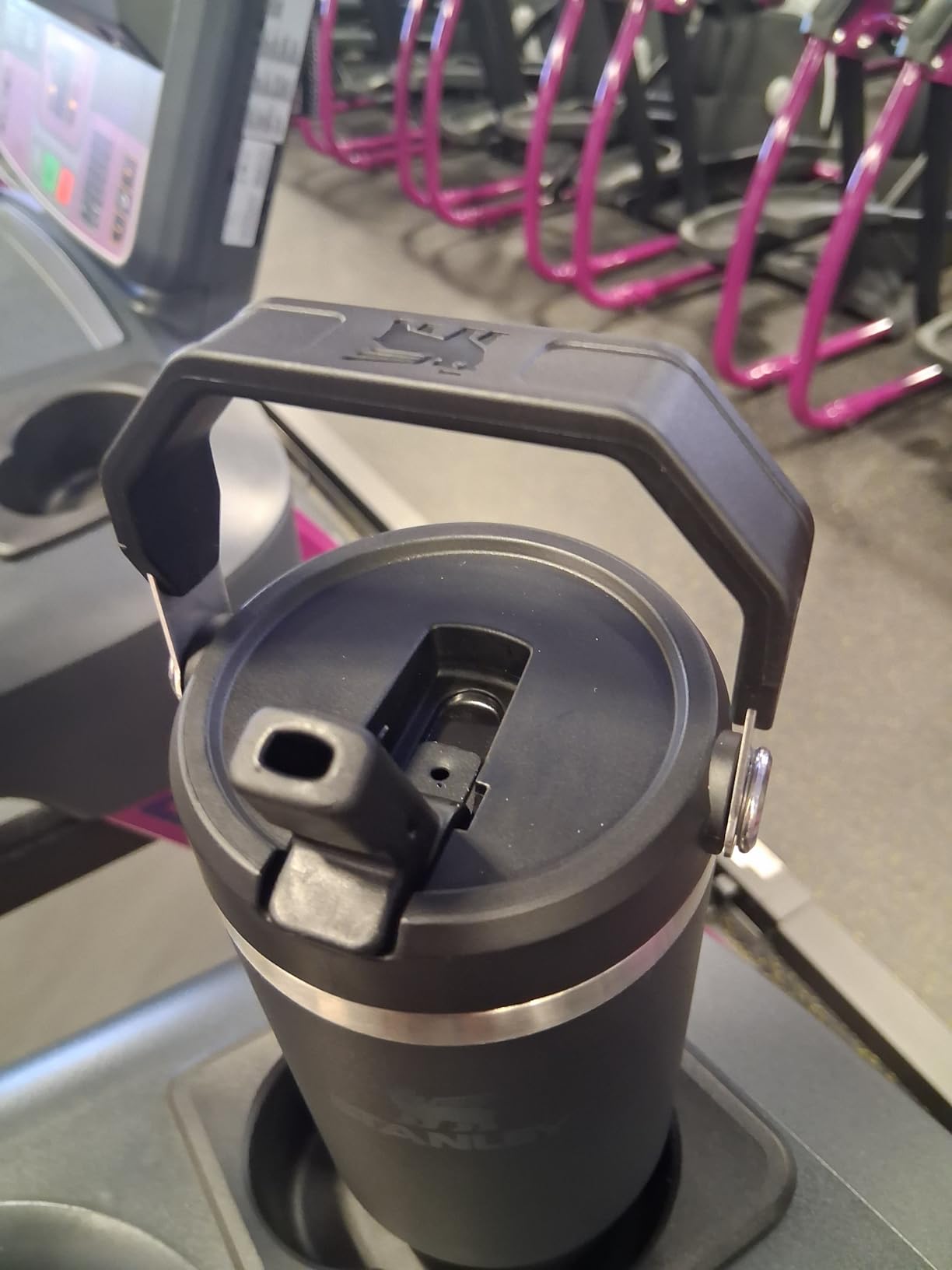 IceFlow 2.0 Flip Straw Tumbler with Handle 40 oz | Twist On Lid and Flip Up Straw | Leak Resistant Water Bottle | Insulated Stainless Steel | BPA-Free | Rose Quartz customer photo 2