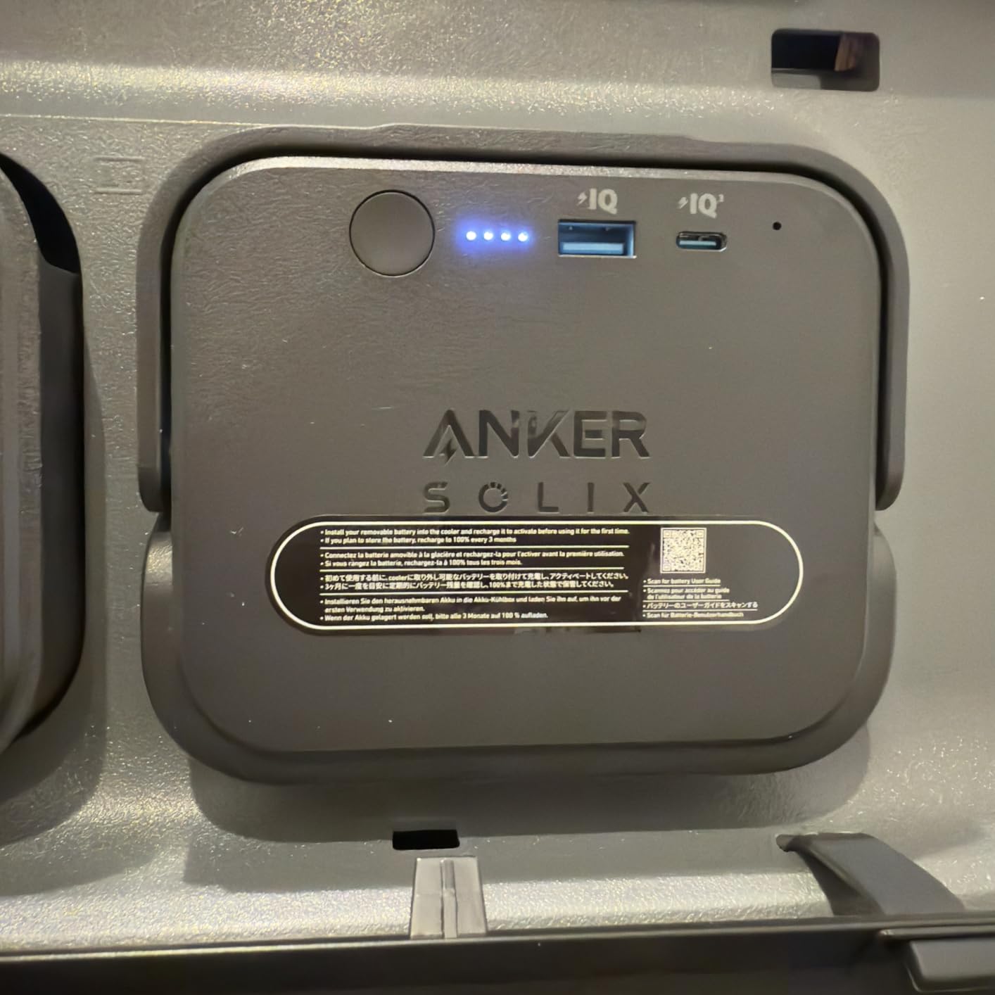 Anker SOLIX EverFrost 2 40L Cooler, 61 qt Car Refrigerator, Electric Cooler with 288Wh Battery, Powered by AC/DC or Solar,for Outdoor Camping, Travel, and Fishing, Fits in Trucks customer photo 2