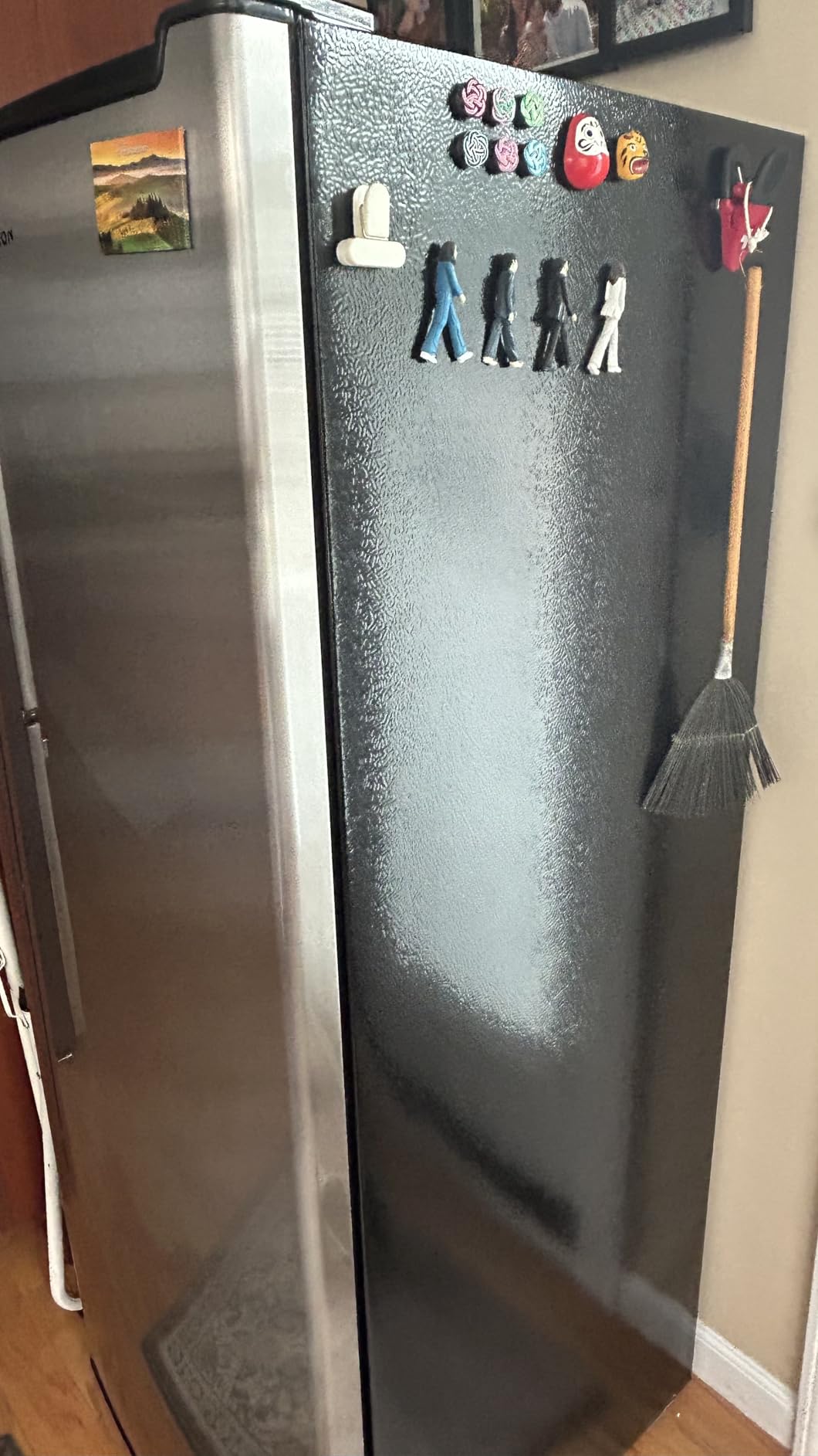 BANGSON Upright Freezer, 7.0 Cu.ft Stand Up Freezer, Convertible Upright Freezer/Refrigerator, Single Door for Kitchen,Garage, Office, Apartment, Silver customer photo 1