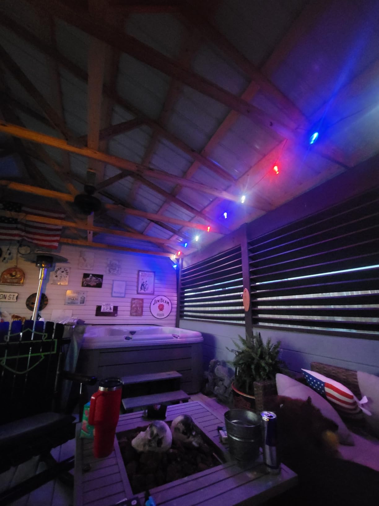 GE Cync Dynamic Effects Smart Cafe Lights, Color Changing Patio String Lights, Compatible with Alexa and Google, 48ft customer photo 2