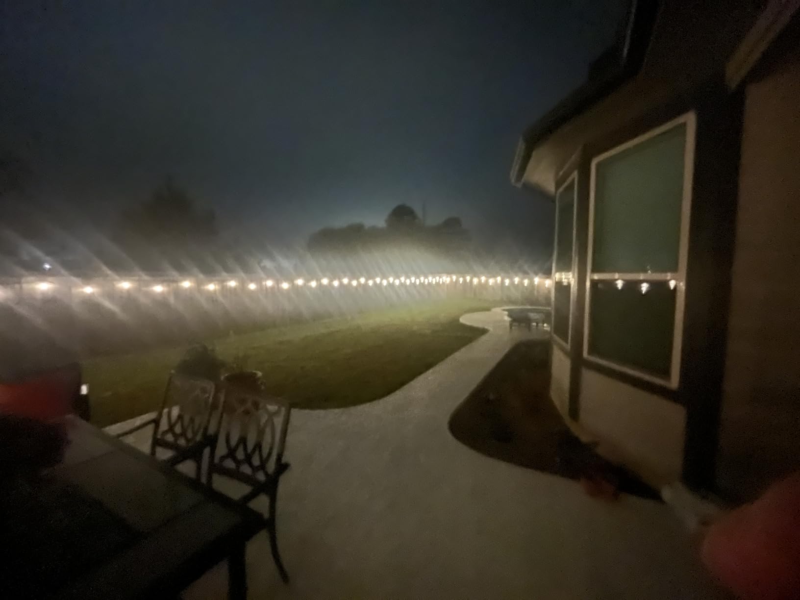 Brightown 108FT 52 LED Solar String Lights Outdoor with Remote & USB Port, Shatterproof Bulbs, Dimmable & Timable, 3 Light Modes, Patio Lights Solar Powered for Camping Backyard Garden Decor customer photo 1