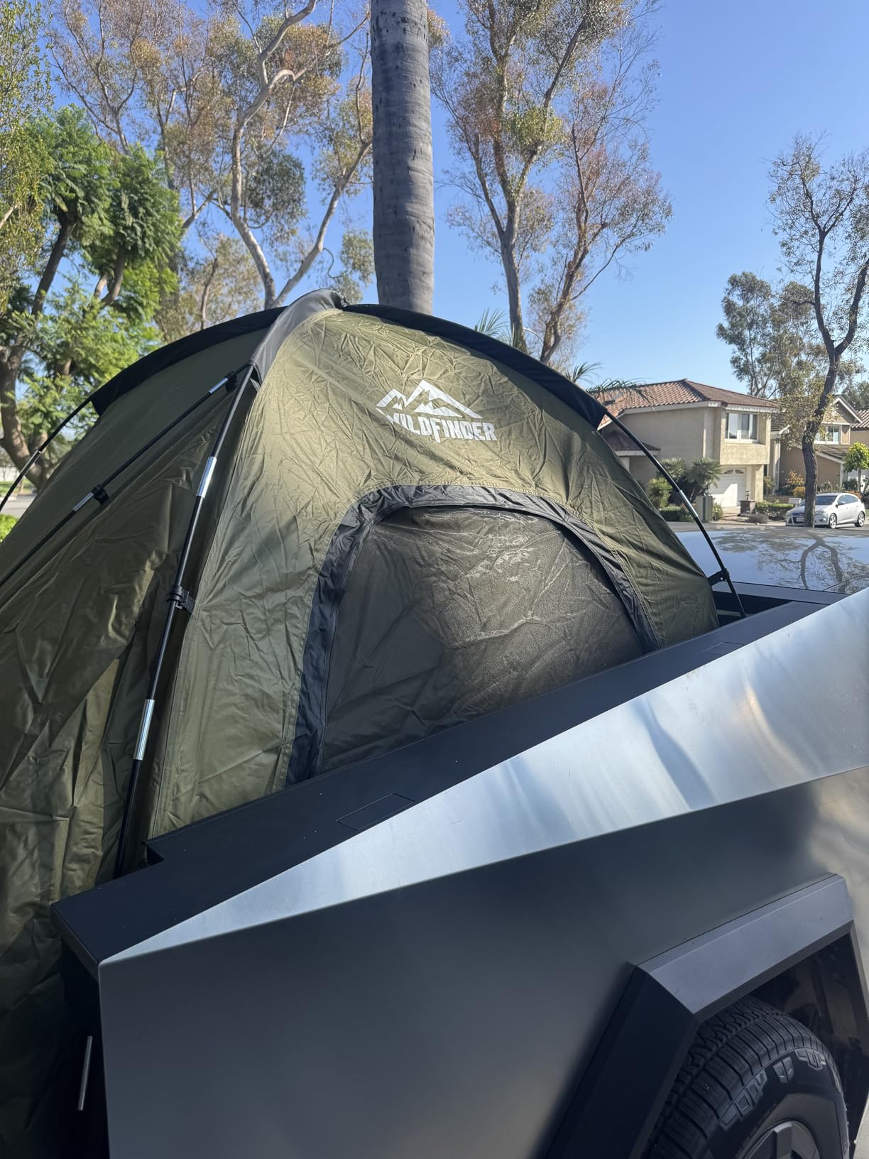 Truck Bed Tent, Waterproof PU3000mm Pickup Truck Tent for Camping Bed, 2-3 Person Sleeping Truck Tent, Portable for Car Camping customer photo 1