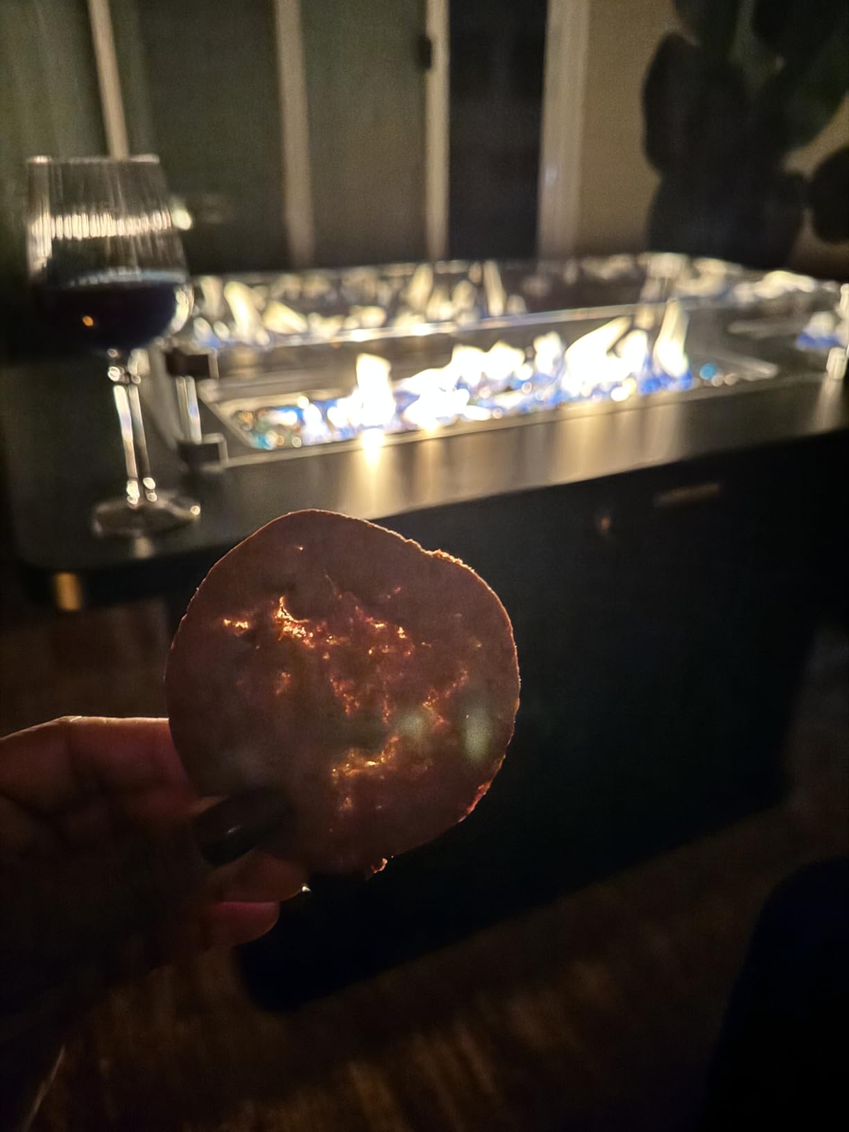 Ciays 43-Inch Rectangular Propane Fire Pit with 60,000 BTU Output, Fire Pit Table Premium Gas for Outside Patio with 304 Stainless Steel H-Burner, Glass Stones, and Wind Guard customer photo 2