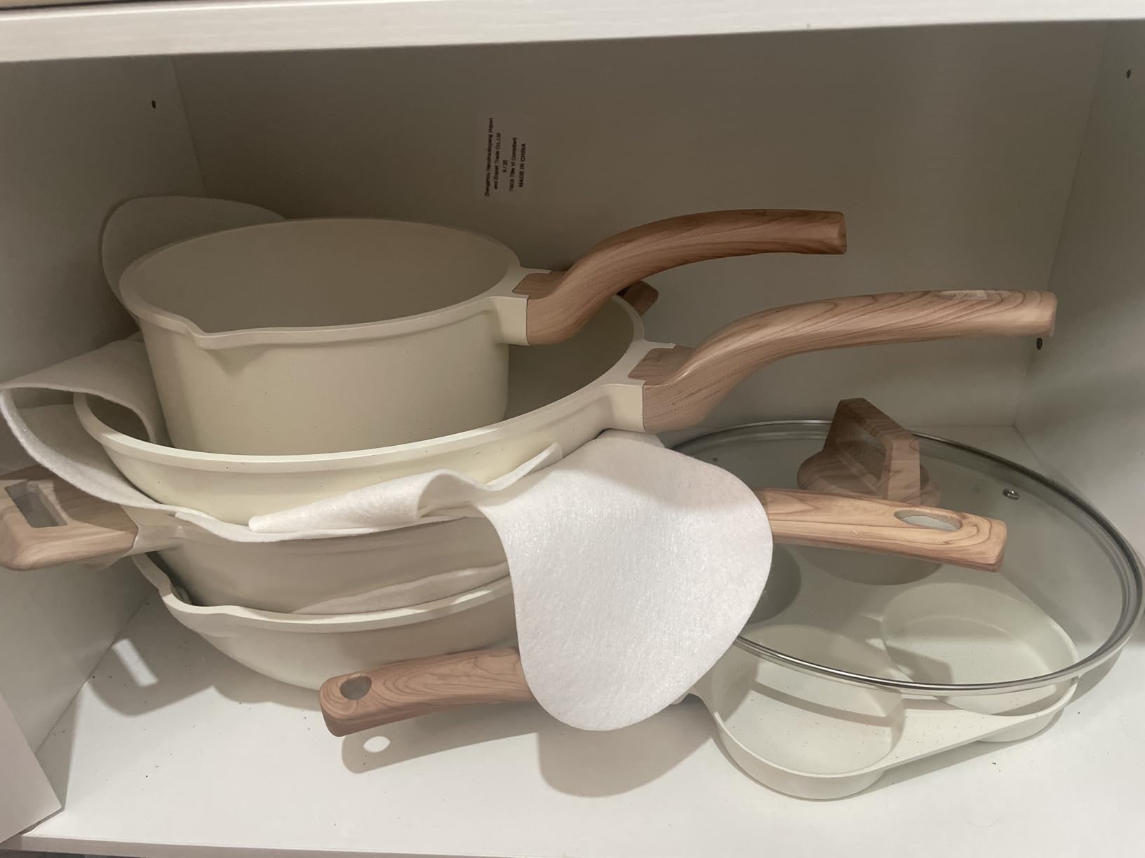 CAROTE 21-Piece Ceramic Pots and Pans Cookware Set, Non Stick Induction Cook Ware Kitchen Cooking Set Non-Toxic Health, PFAS Free customer photo 1