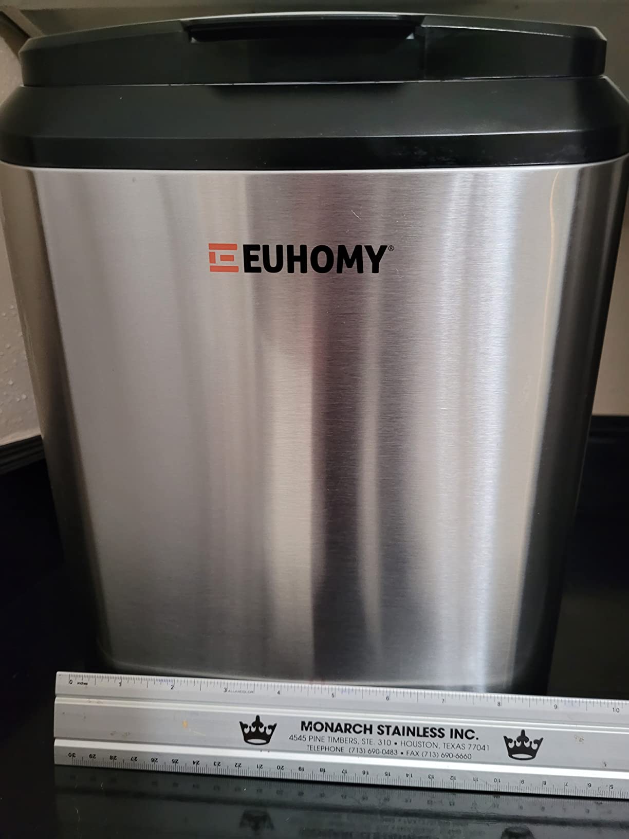 EUHOMY Nugget Ice Makers Countertop, Ready in 8 Mins, 35lbs/24H, Self-Cleaning, Portable Ice Maker Machine with Ice Scoop & Basket, Sonic Ice Maker with Chewable Pellet Ice for Home/Party/RV/Camping customer photo 1