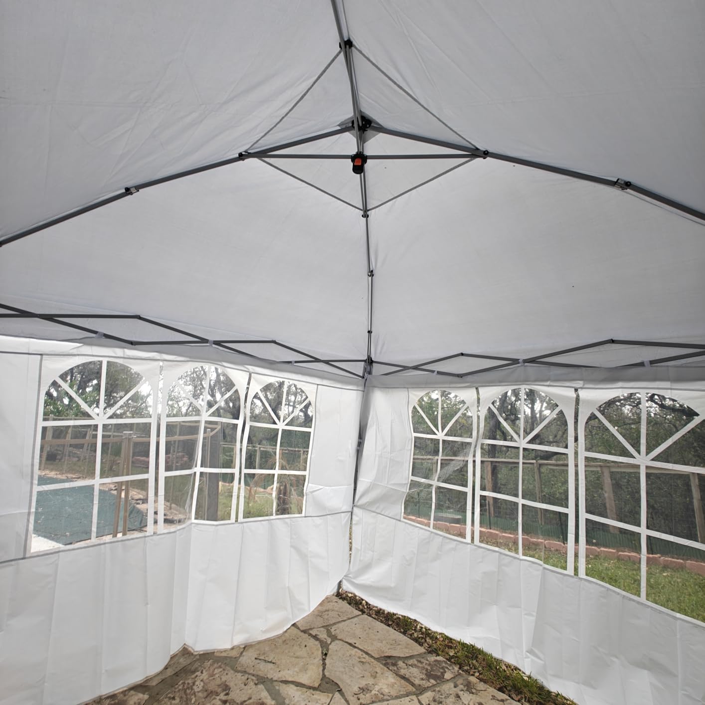 10x10 Pop Up Canopy with Sidewalls, Outdoor Instant Canopy Tent with Carry Bag for Commercial Events, Camping, Backyard Parties customer photo 1