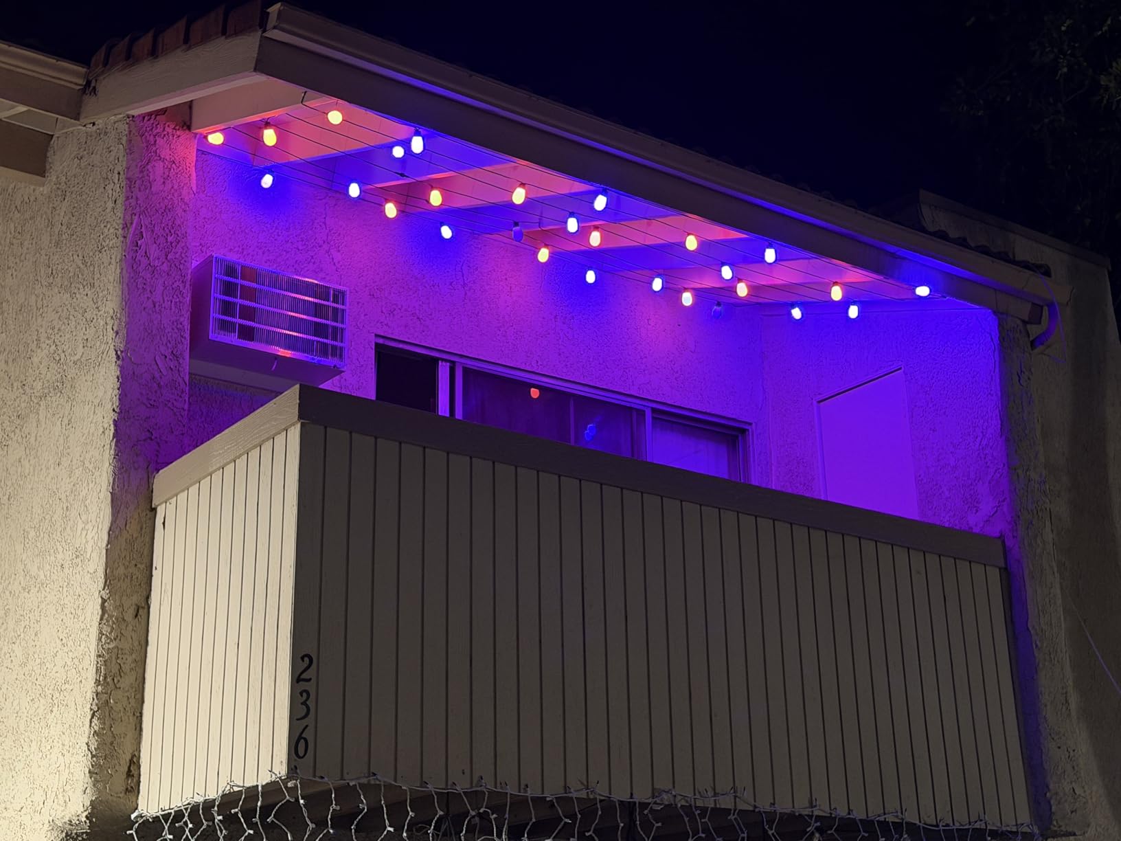 Govee S14 Bulb Outdoor String Lights 2, 48ft Smart RGBIC Warm White Patio Lights with 15 LED Bulbs, 111 Scene Modes for Outdoor Decor, Upgraded IP66 Compatible with Alexa, Google, Matter, APP Control customer photo 2
