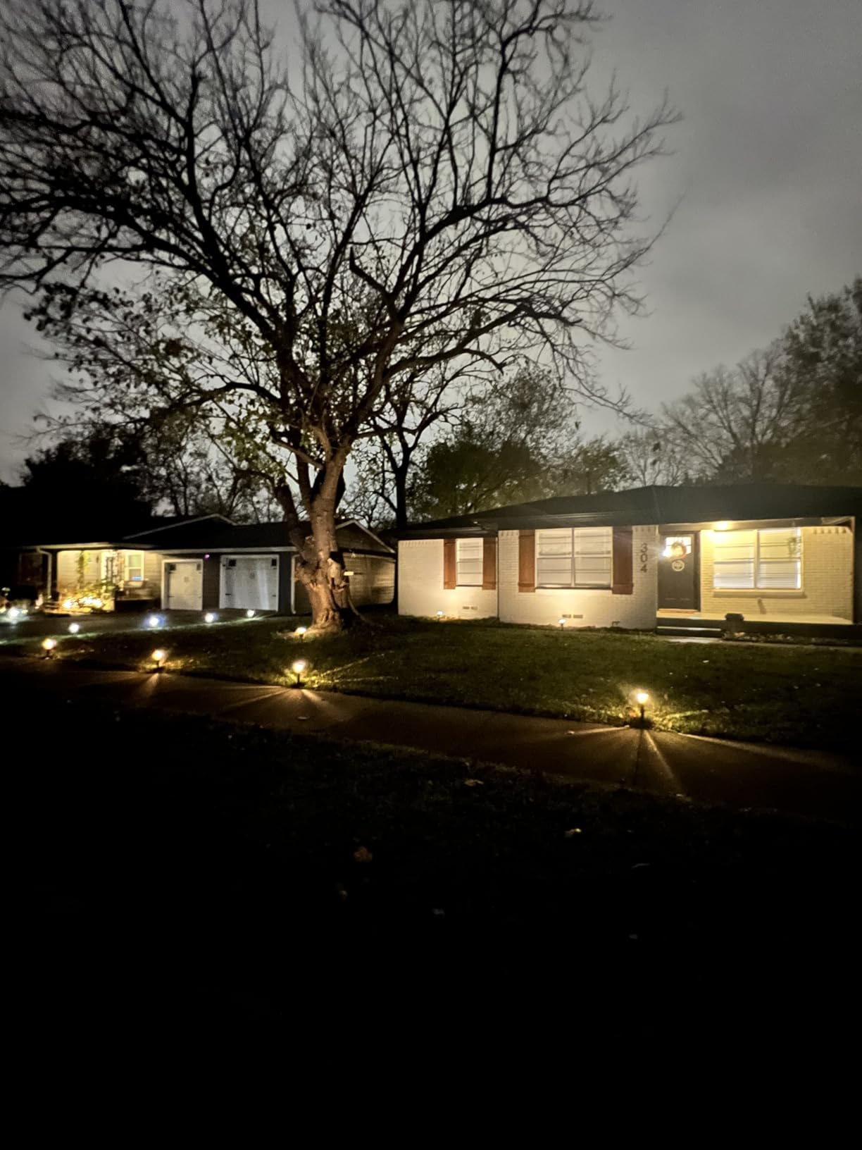 DERAYSION 8 Pack Solar Lights Outdoor, Stainless Steel Glass Solar Pathway Lights, Auto On/Off Long-Lasting Waterproof Landscape Lighting for Garden, Landscape, Path, Yard, Walkway (Warm White) customer photo 2