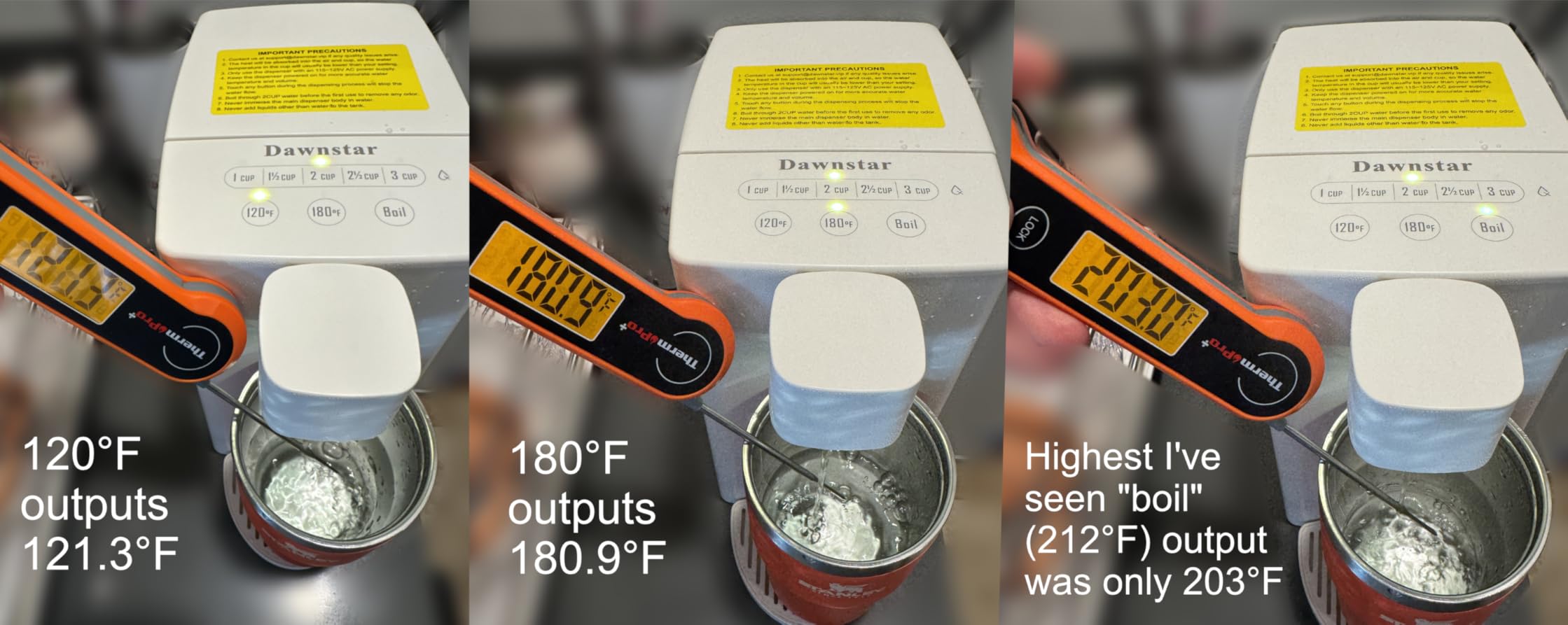 Electric Kettles, D20 Instant Hot Water Dispenser for Quick Boiling & Dispense, Adjustable 3 Temperatures & 5 Water Volume, Removable 0.8 Gallon 100 Ounce Water Tank Capacity, BPA Free customer photo 1