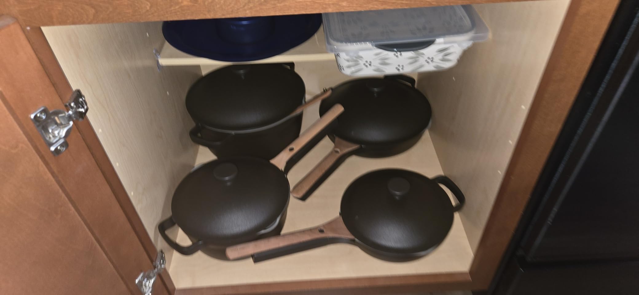 Cookware Set - 13-Piece Kit Including the Always Pan, Perfect Pot and Spatulas | Multifunctional, Toxin-Free Nonstick | Heat Safe up to 450°F | Oven, Stove, Induction Compatible | Blue Salt customer photo 1
