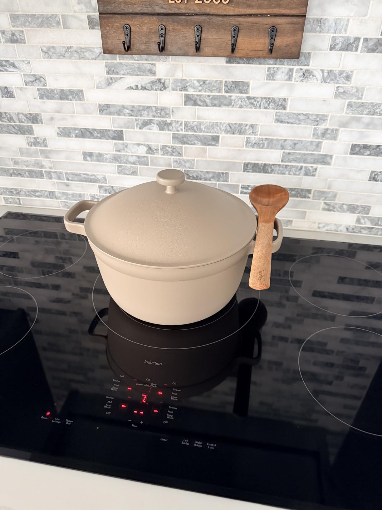 Cookware Set - 13-Piece Kit Including the Always Pan, Perfect Pot and Spatulas | Multifunctional, Toxin-Free Nonstick | Heat Safe up to 450°F | Oven, Stove, Induction Compatible | Blue Salt customer photo 2