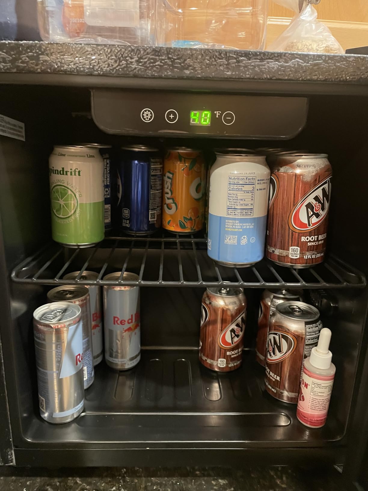 COWSAR Mini Fridge Cooler, 130 Can Beverage Refrigerator with Glass Door, ETL Approved Wine Fridge with Digital Temperature Control, LED Light, Reversible Door for Home, Office, Bar - 3.2 Cu.Ft customer photo 2