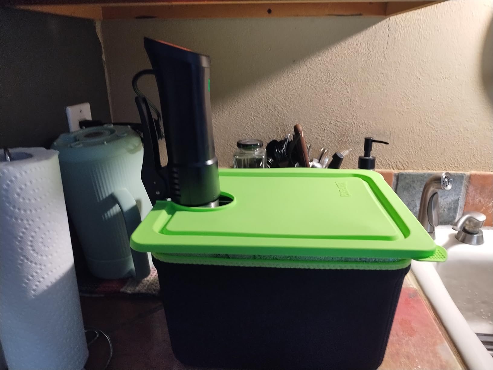 2.4G WIFI Sous Vide Cooker INKBIRD Sous Vide Machine with APP Control, 1000 Watts Immersion Circulator with APP Recipes Timer Alarm Mobile Notification, 3D Water Fast Heating Ultra-Quiet customer photo 2