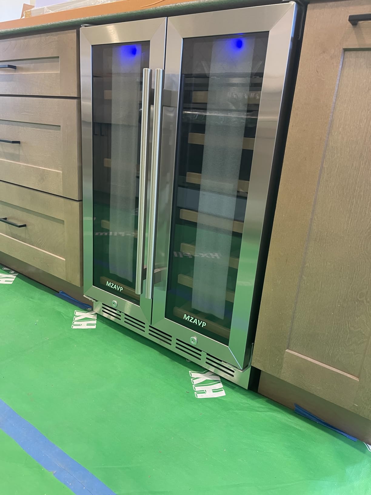 24 Inch Outdoor Beverage Refrigerator, Stainless Steel Beverage Fridge 180 Can Under Counter Built-in/Freestanding, Waterproof, Fast Cooling, Low Noise - Outdoor Refrigerator for Home and Patio customer photo 1